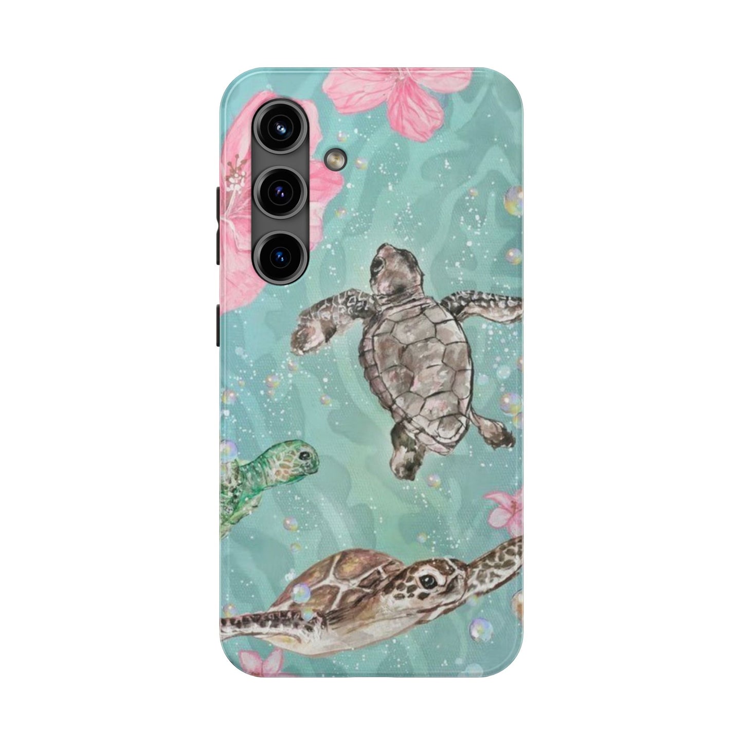 Tropical Turtle Phone Cases – Vibrant Sea Life Design, Perfect for Nature Lovers, Gift for Birthdays, Ocean Enthusiasts, Eco-Friendly