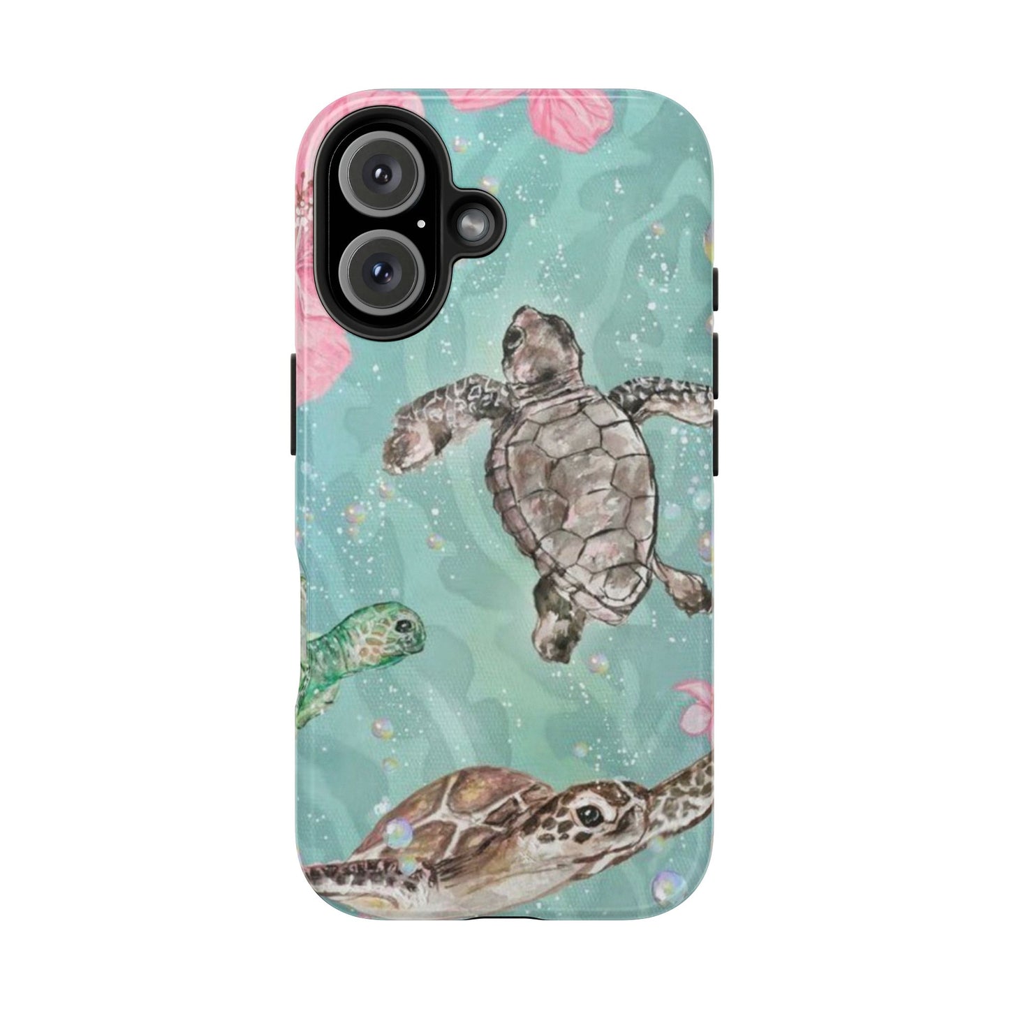 Tropical Turtle Phone Cases – Vibrant Sea Life Design, Perfect for Nature Lovers, Gift for Birthdays, Ocean Enthusiasts, Eco-Friendly