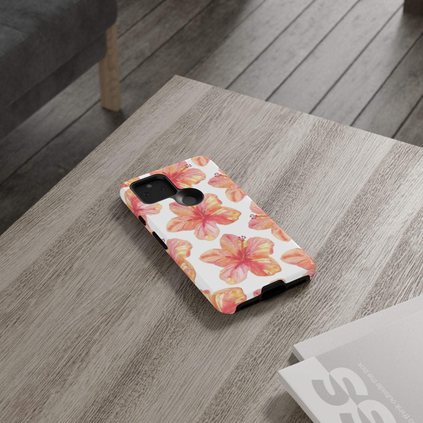 Tough Cases - Floral Phone Case, Tropical Hibiscus Design, Summer Accessory, Phone Protection, Gift for Her