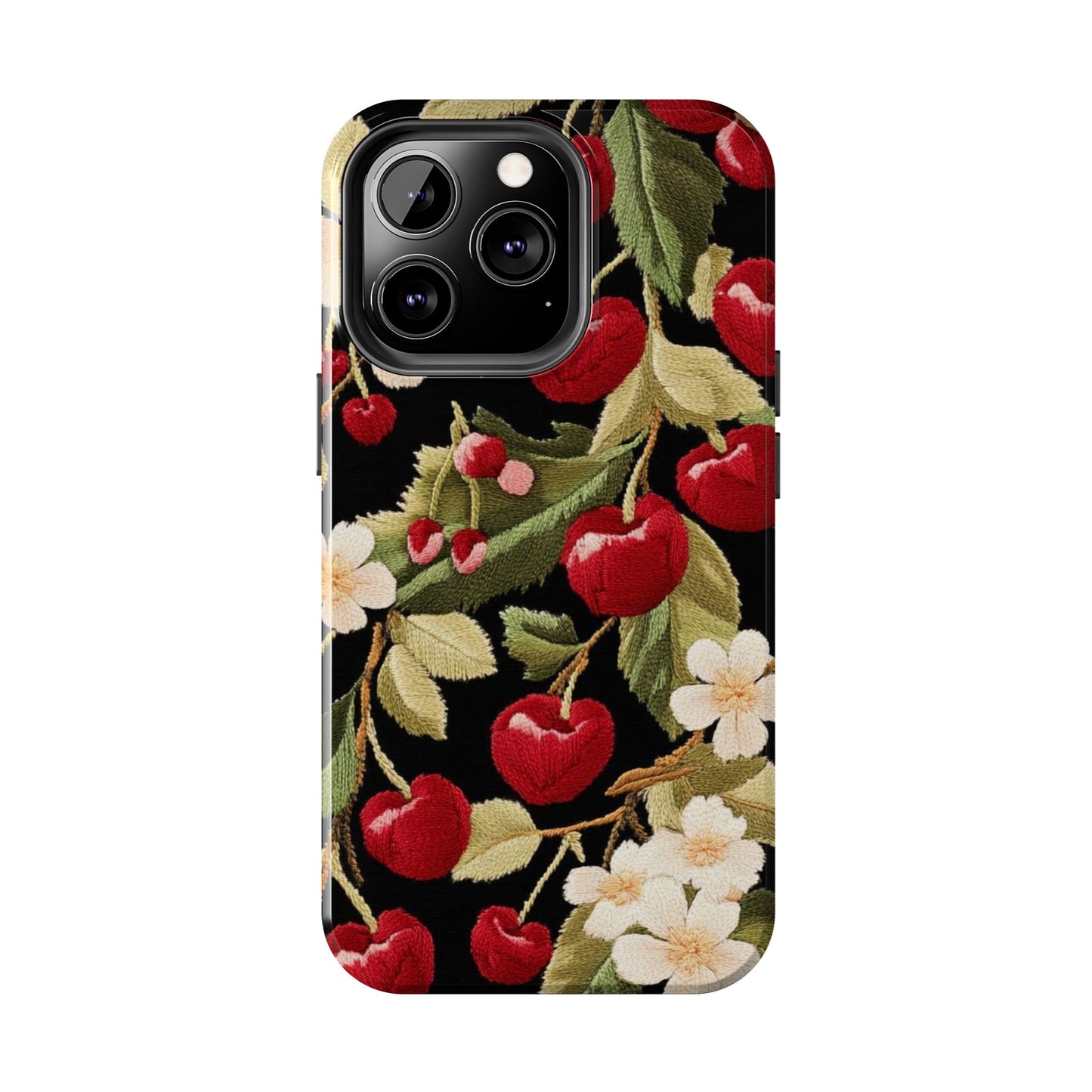 Charming Cherry Blossom Phone Case - Tough Phone Cases, Floral Accessories, Gift for Her, Durable Protection, Spring Vibes, Cute Design