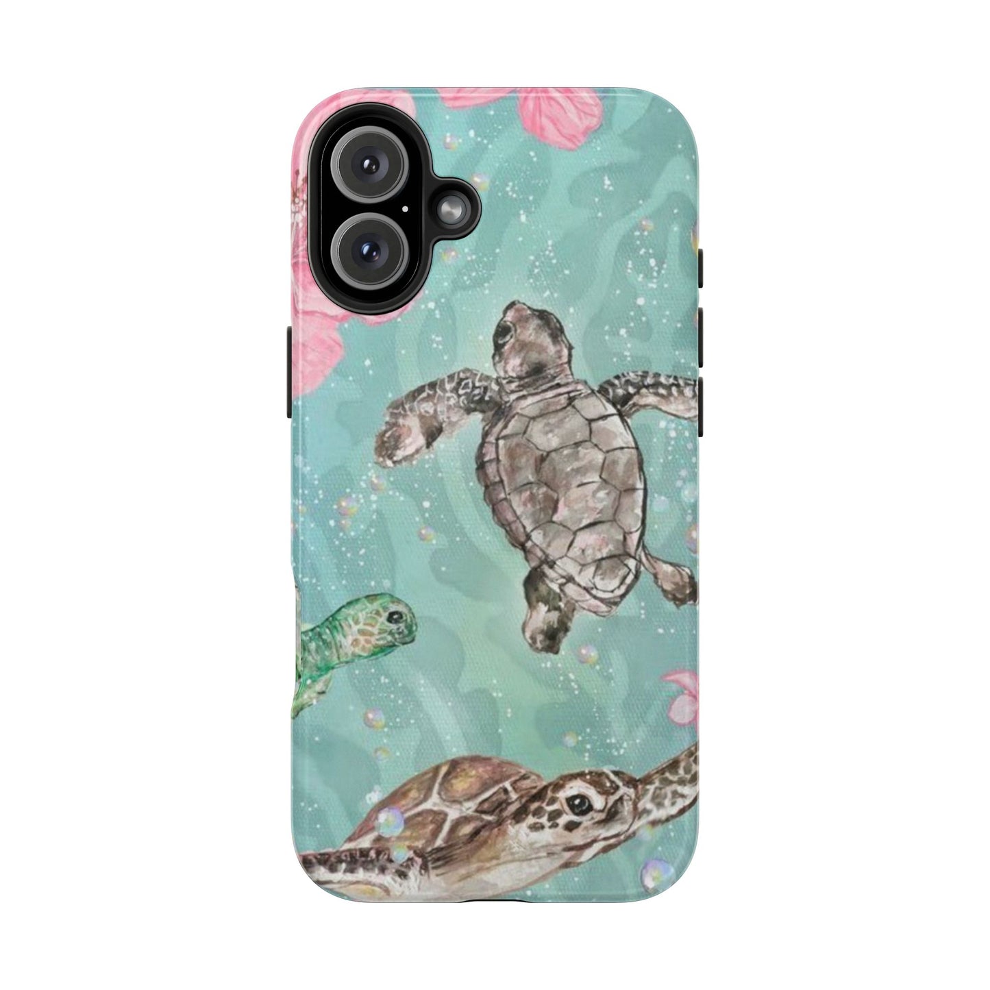 Tropical Turtle Phone Cases – Vibrant Sea Life Design, Perfect for Nature Lovers, Gift for Birthdays, Ocean Enthusiasts, Eco-Friendly