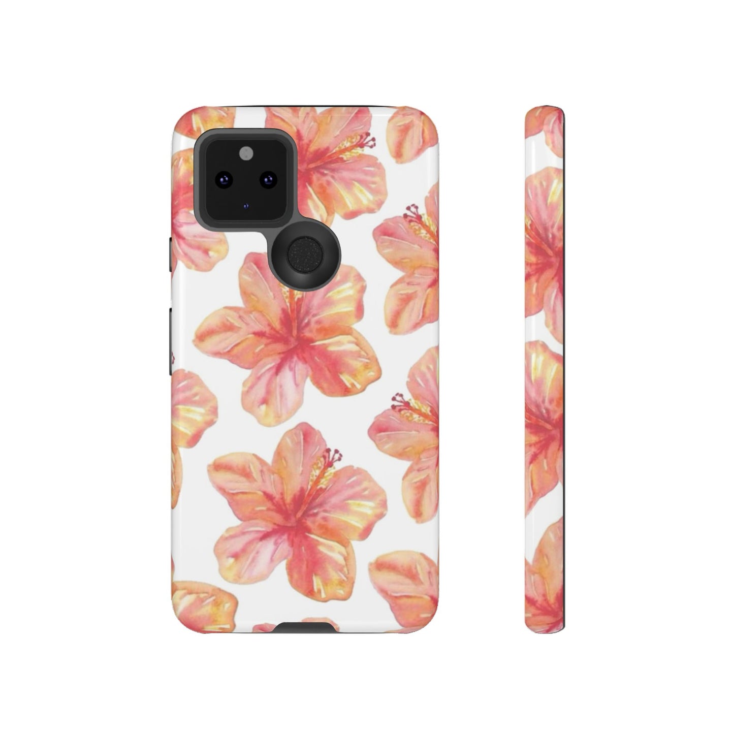 Tough Cases - Floral Phone Case, Tropical Hibiscus Design, Summer Accessory, Phone Protection, Gift for Her