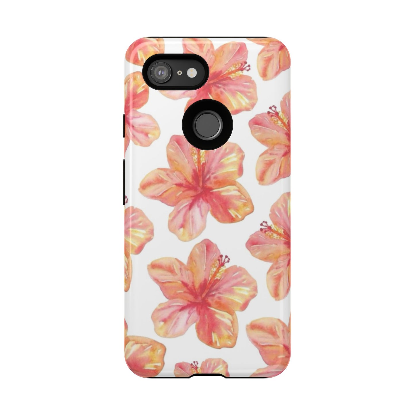 Tough Cases - Floral Phone Case, Tropical Hibiscus Design, Summer Accessory, Phone Protection, Gift for Her