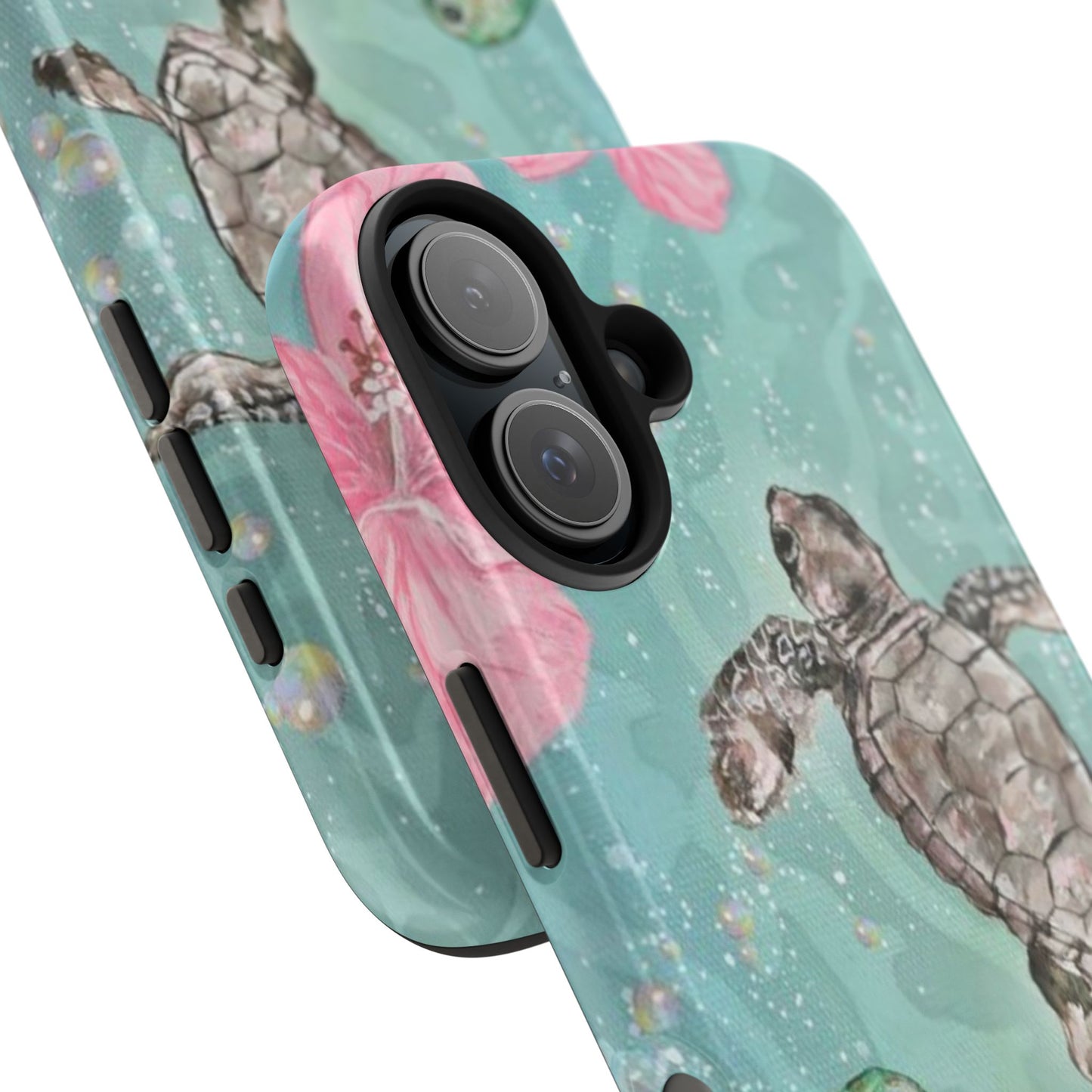 Tropical Turtle Phone Cases – Vibrant Sea Life Design, Perfect for Nature Lovers, Gift for Birthdays, Ocean Enthusiasts, Eco-Friendly
