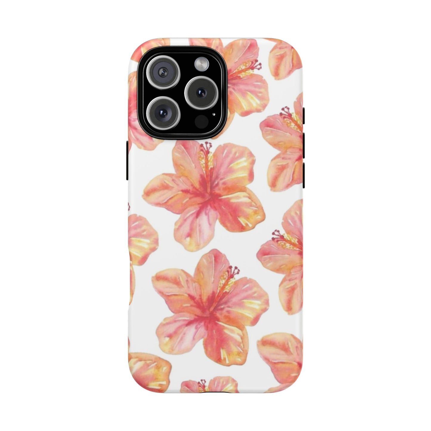 Tough Cases - Floral Phone Case, Tropical Hibiscus Design, Summer Accessory, Phone Protection, Gift for Her