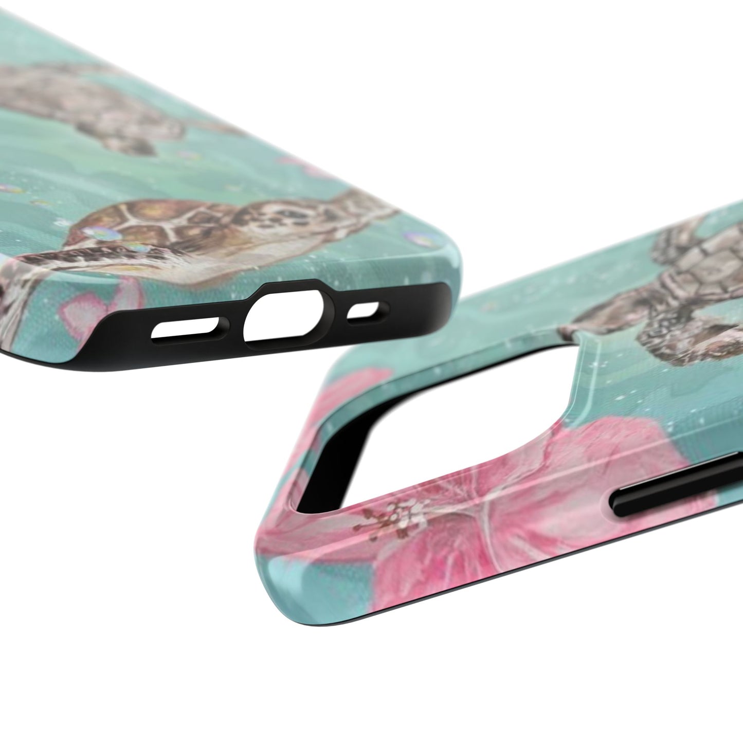Tropical Turtle Phone Cases – Vibrant Sea Life Design, Perfect for Nature Lovers, Gift for Birthdays, Ocean Enthusiasts, Eco-Friendly