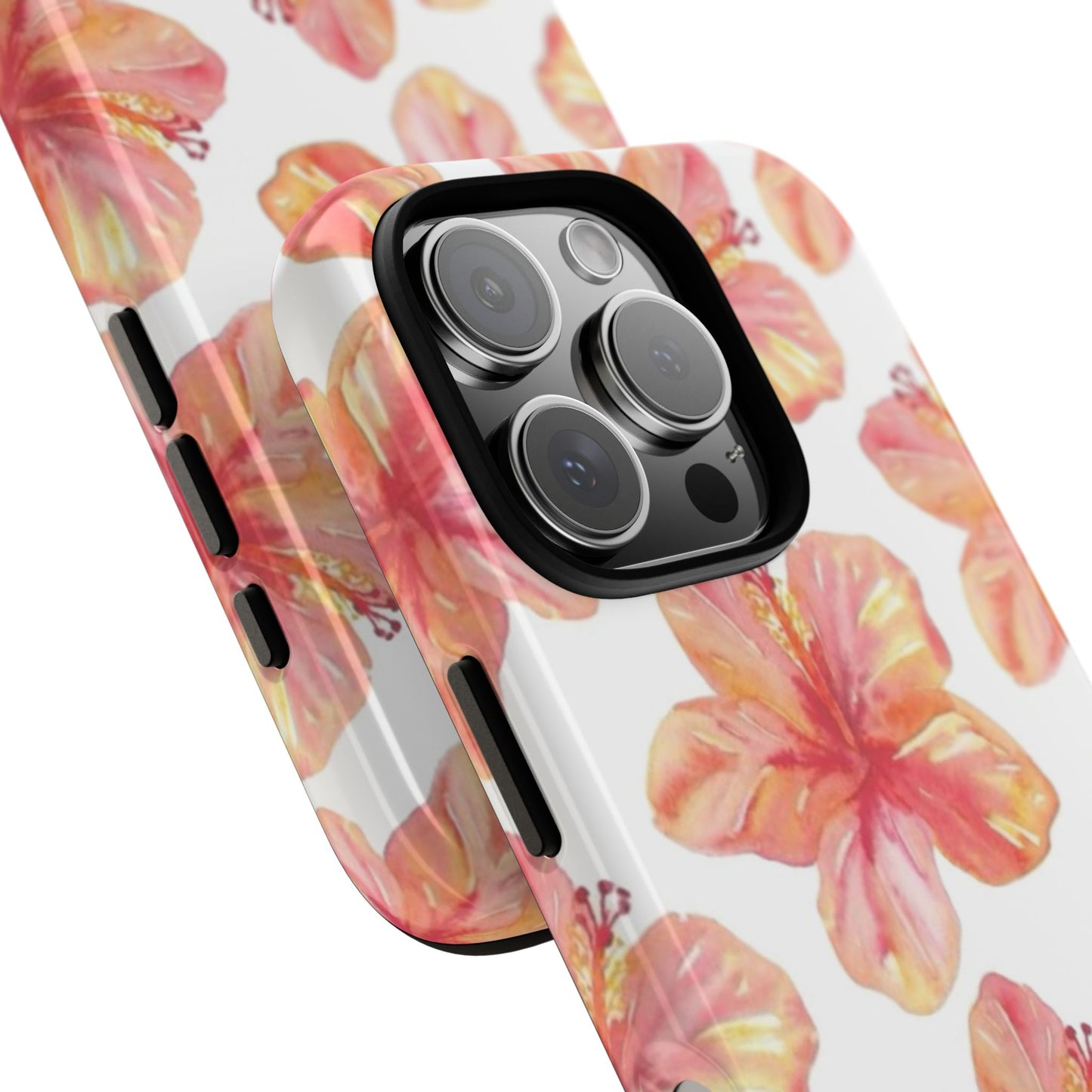 Tough Cases - Floral Phone Case, Tropical Hibiscus Design, Summer Accessory, Phone Protection, Gift for Her