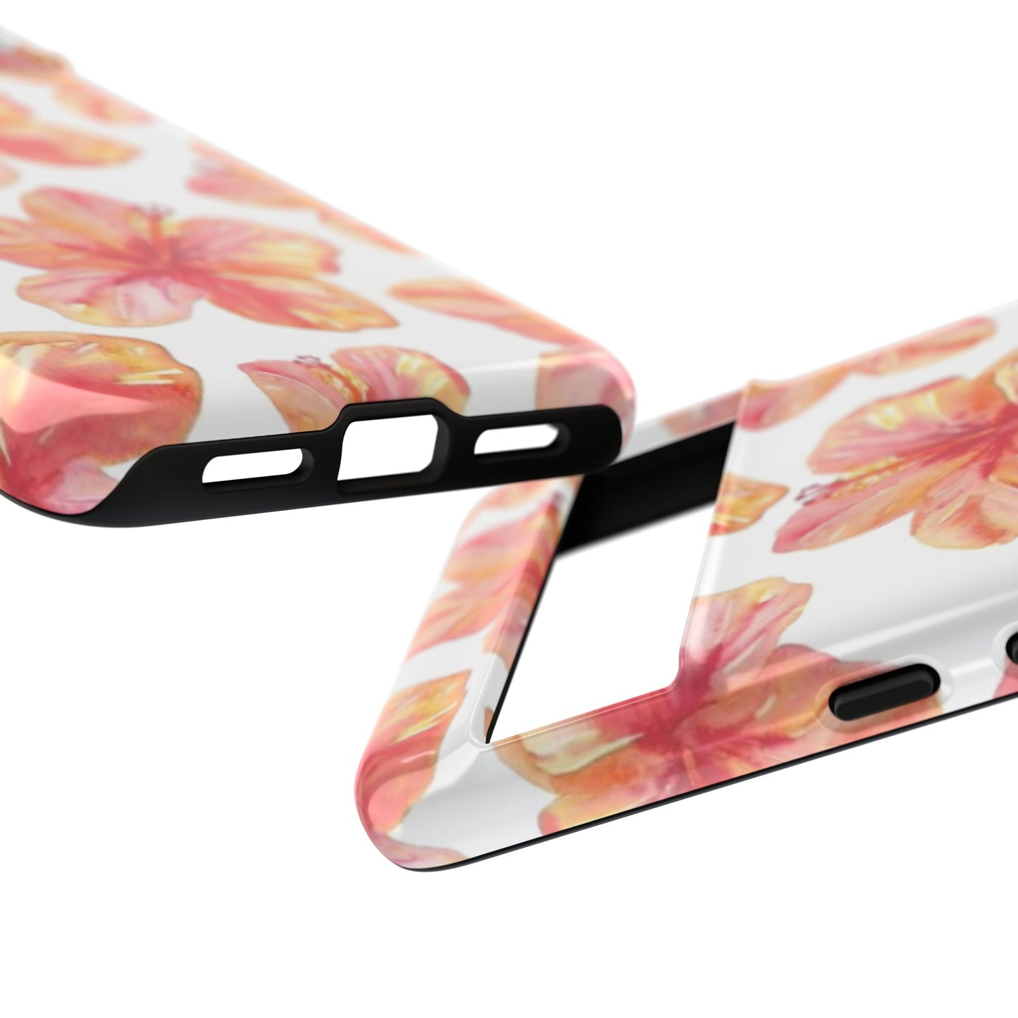 Tough Cases - Floral Phone Case, Tropical Hibiscus Design, Summer Accessory, Phone Protection, Gift for Her