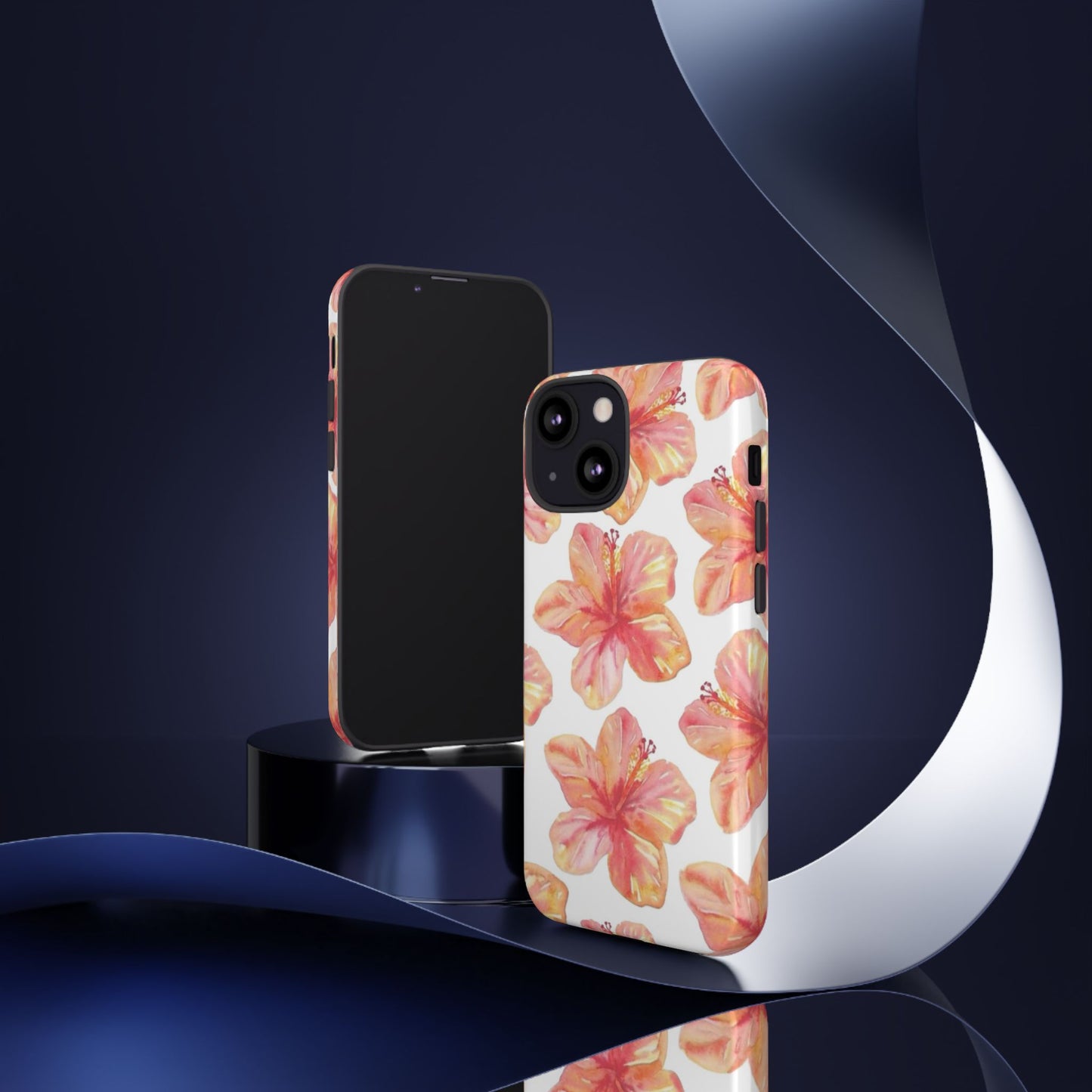 Tough Cases - Floral Phone Case, Tropical Hibiscus Design, Summer Accessory, Phone Protection, Gift for Her