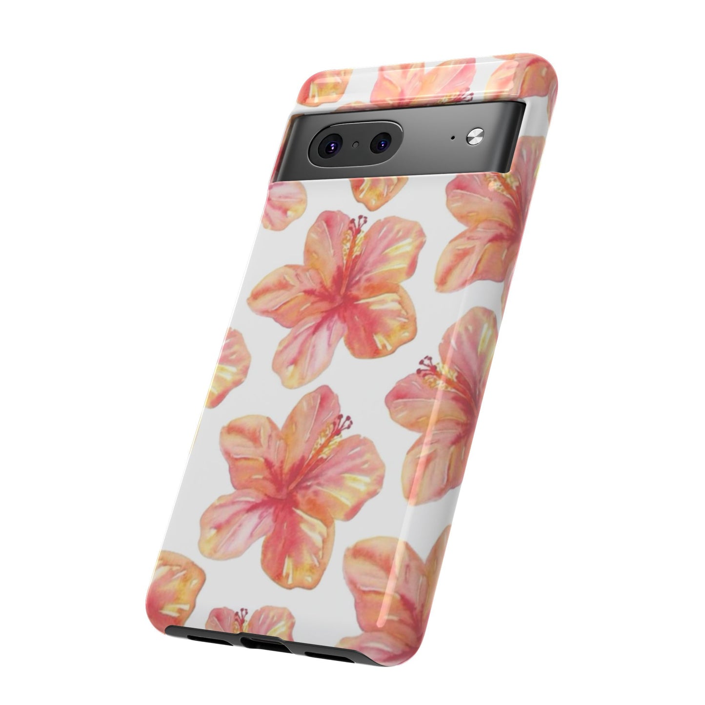 Tough Cases - Floral Phone Case, Tropical Hibiscus Design, Summer Accessory, Phone Protection, Gift for Her