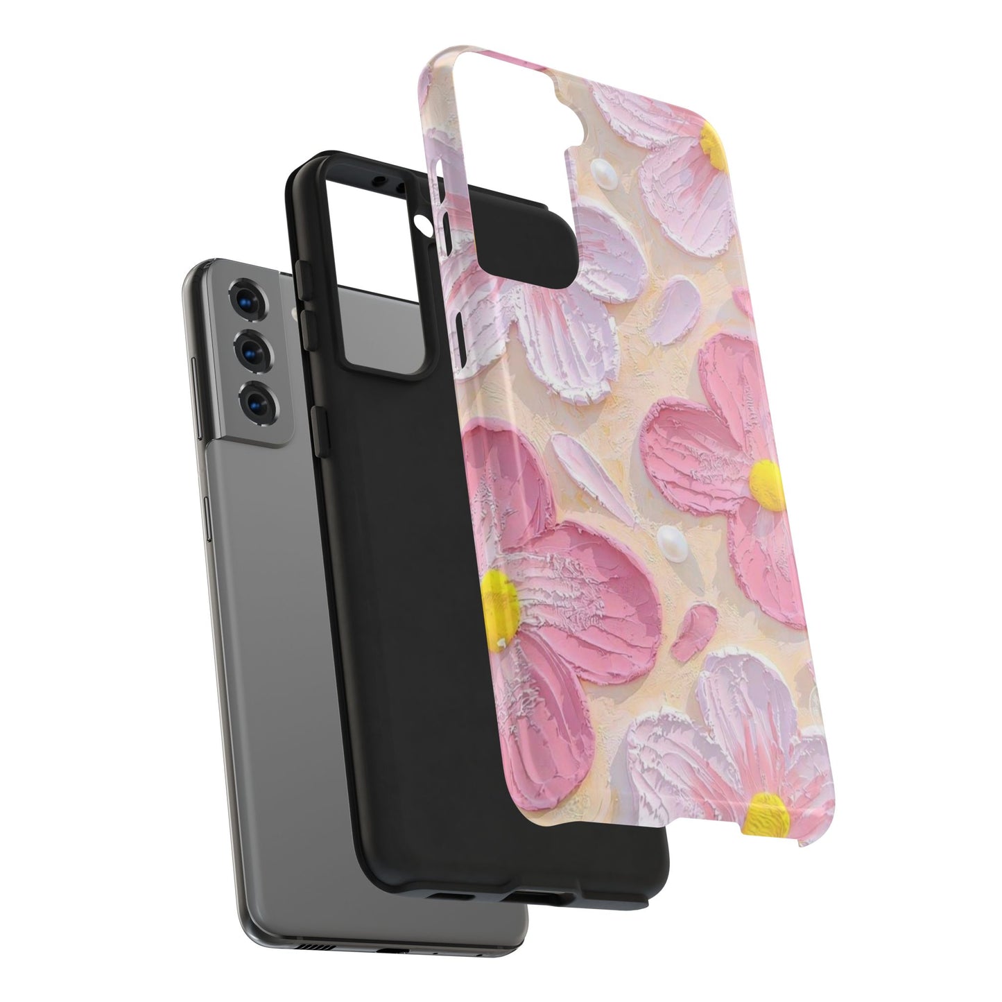 Floral Tough Phone Cases | Flower Design, Durable Protection, Gift for Women, Spring Accessory, Tech Lovers Present