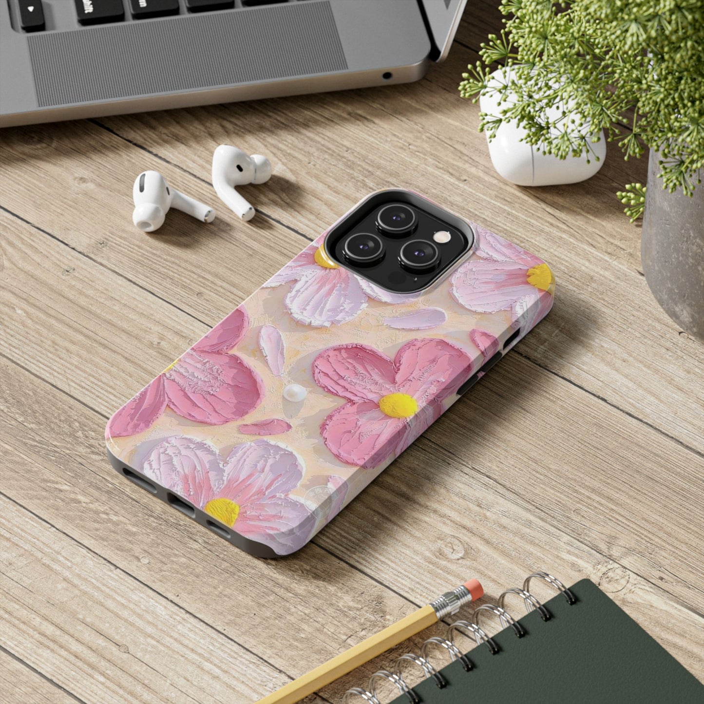 Floral Tough Phone Cases | Flower Design, Durable Protection, Gift for Women, Spring Accessory, Tech Lovers Present