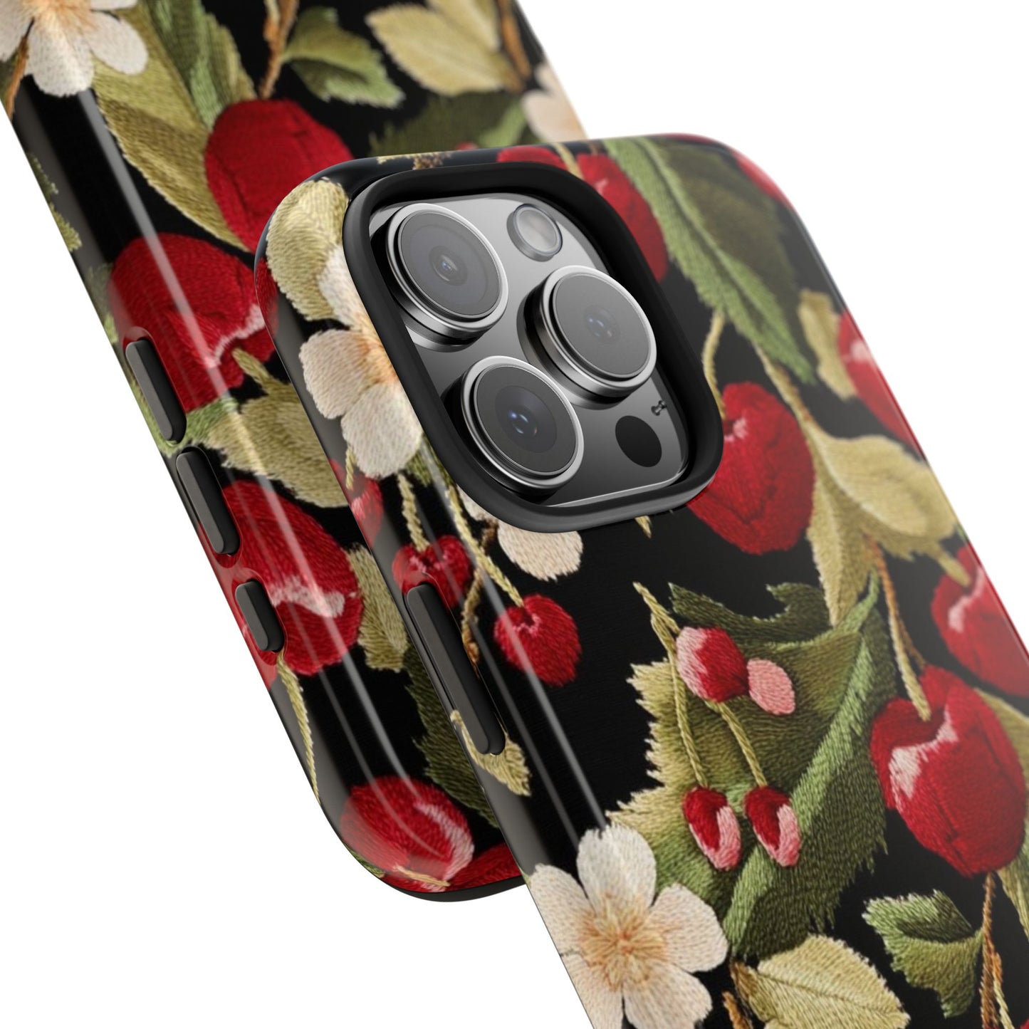 Charming Cherry Blossom Phone Case - Tough Phone Cases, Floral Accessories, Gift for Her, Durable Protection, Spring Vibes, Cute Design