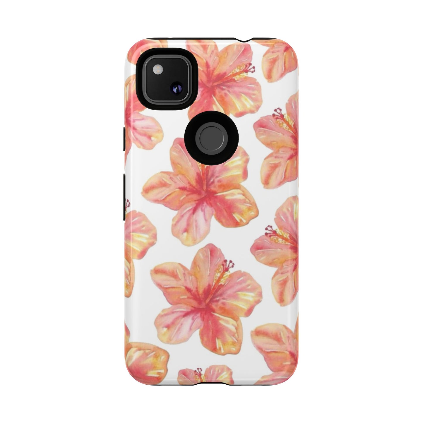 Tough Cases - Floral Phone Case, Tropical Hibiscus Design, Summer Accessory, Phone Protection, Gift for Her