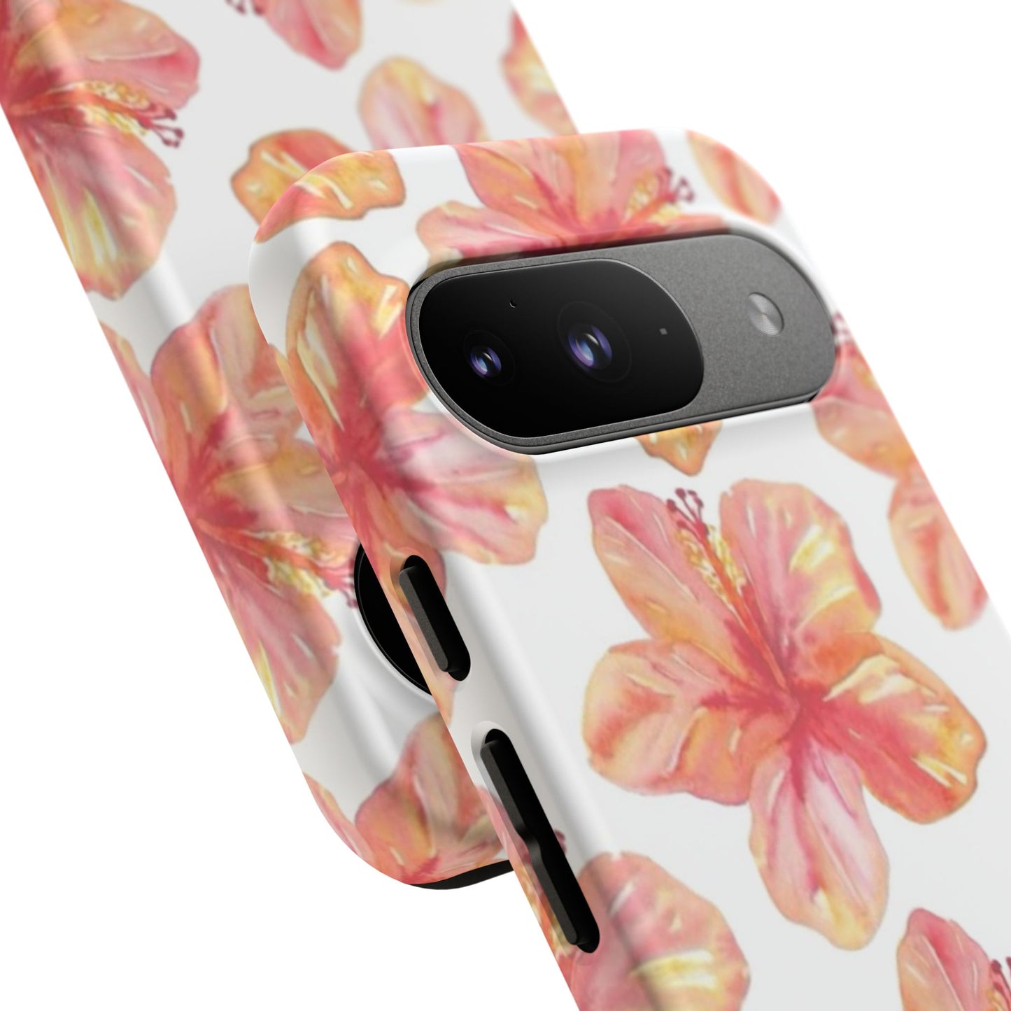 Tough Cases - Floral Phone Case, Tropical Hibiscus Design, Summer Accessory, Phone Protection, Gift for Her