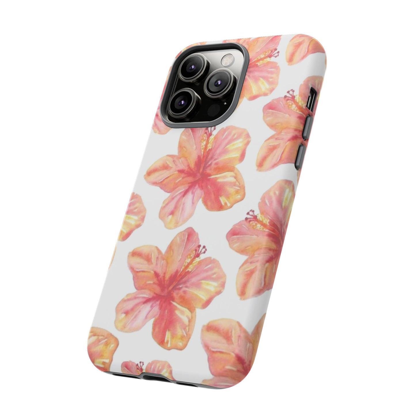 Tough Cases - Floral Phone Case, Tropical Hibiscus Design, Summer Accessory, Phone Protection, Gift for Her