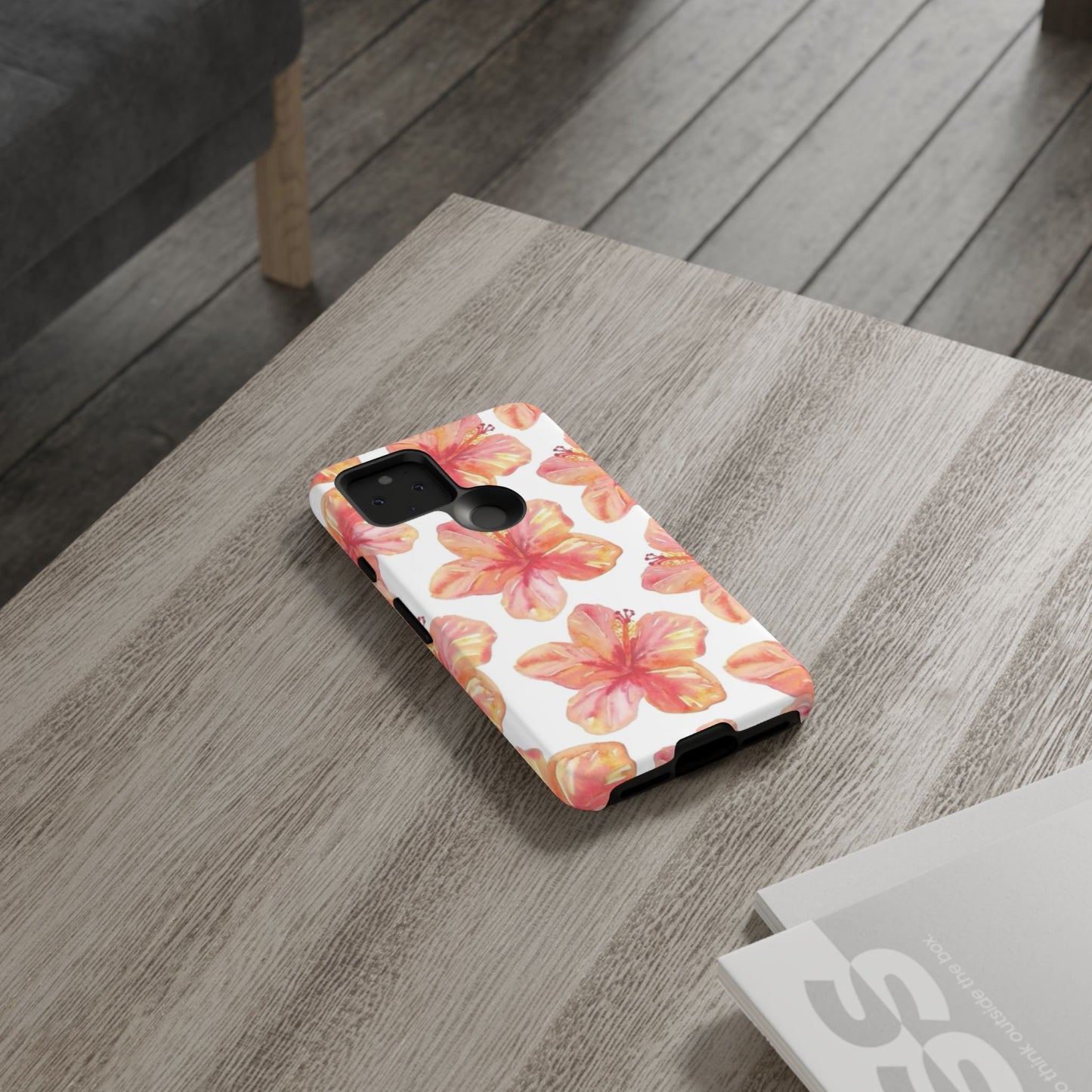 Tough Cases - Floral Phone Case, Tropical Hibiscus Design, Summer Accessory, Phone Protection, Gift for Her