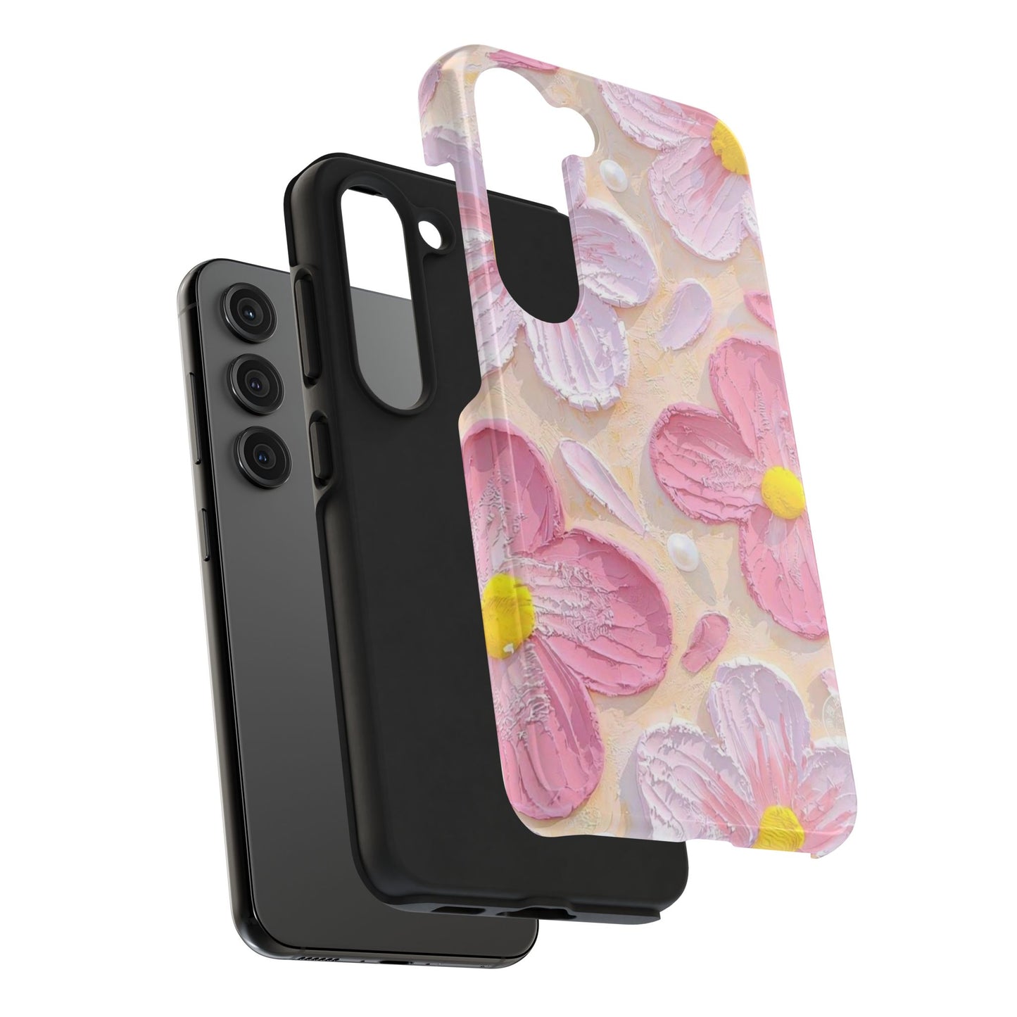 Floral Tough Phone Cases | Flower Design, Durable Protection, Gift for Women, Spring Accessory, Tech Lovers Present