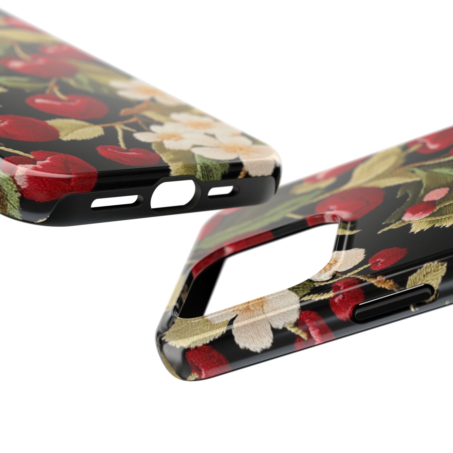 Charming Cherry Blossom Phone Case - Tough Phone Cases, Floral Accessories, Gift for Her, Durable Protection, Spring Vibes, Cute Design