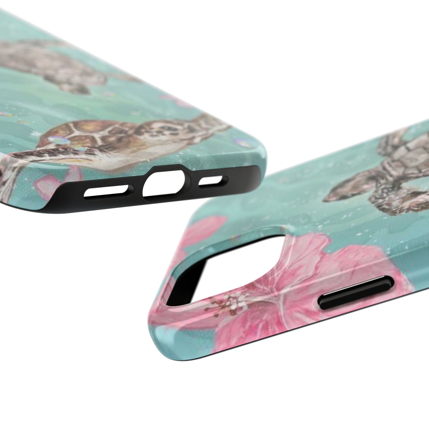Tropical Turtle Phone Cases – Vibrant Sea Life Design, Perfect for Nature Lovers, Gift for Birthdays, Ocean Enthusiasts, Eco-Friendly