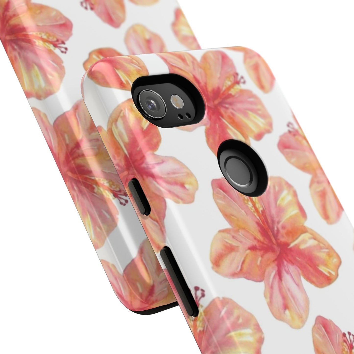 Tough Cases - Floral Phone Case, Tropical Hibiscus Design, Summer Accessory, Phone Protection, Gift for Her