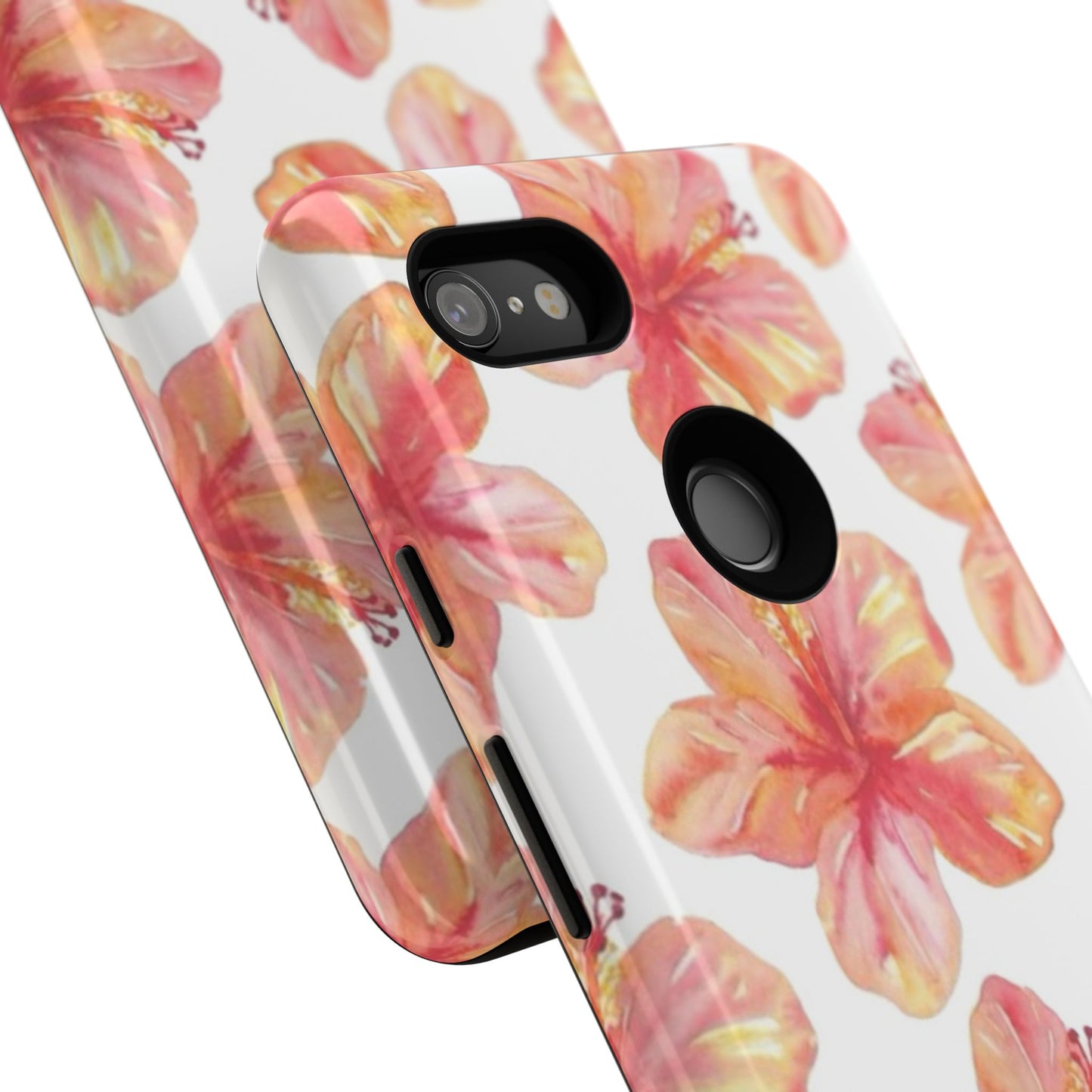 Tough Cases - Floral Phone Case, Tropical Hibiscus Design, Summer Accessory, Phone Protection, Gift for Her