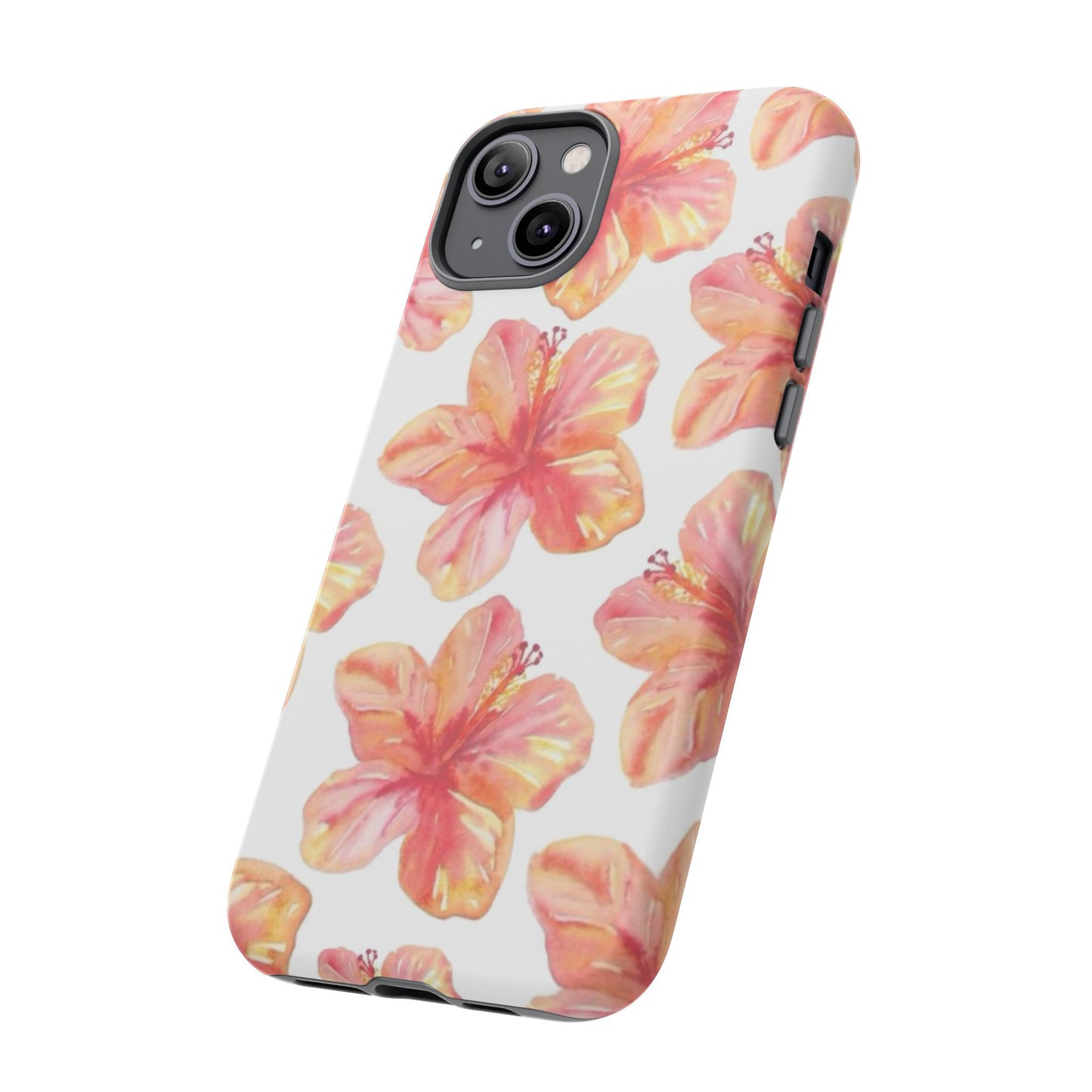 Tough Cases - Floral Phone Case, Tropical Hibiscus Design, Summer Accessory, Phone Protection, Gift for Her