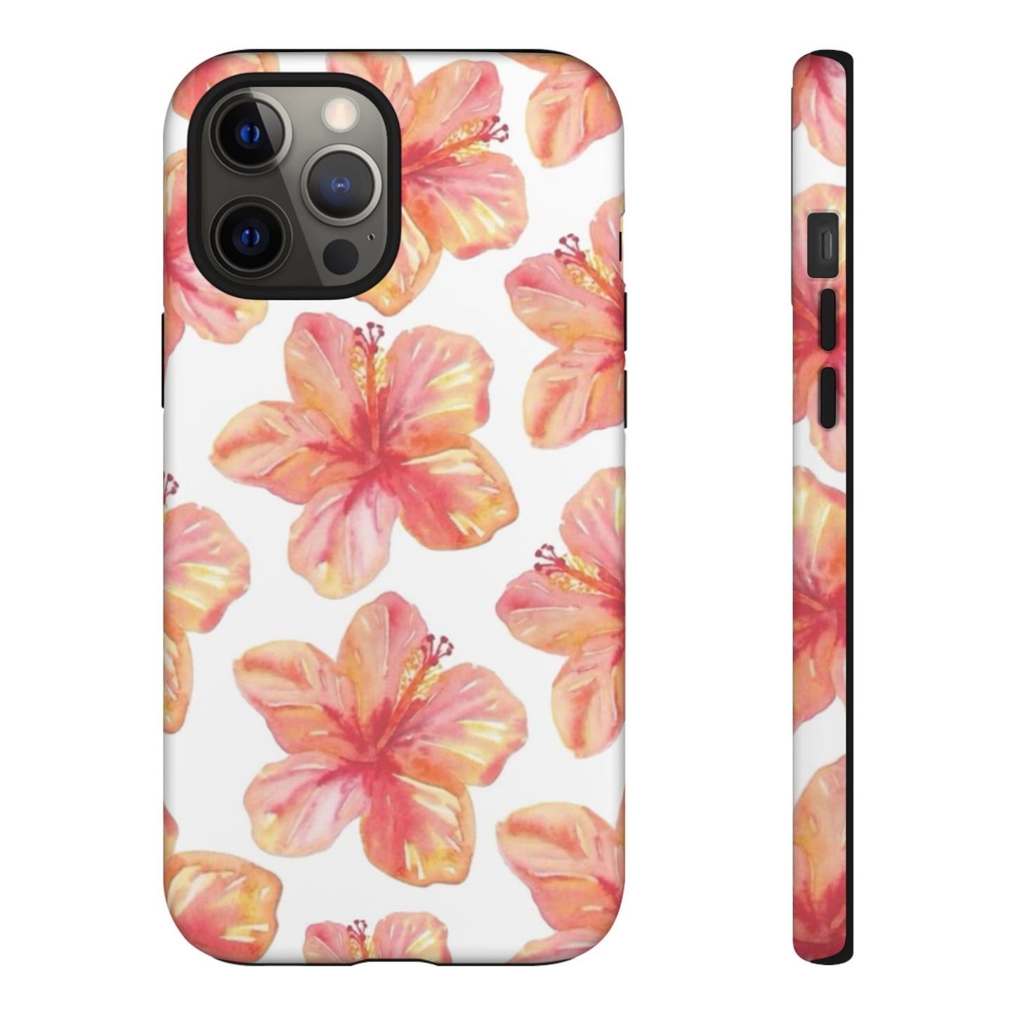 Tough Cases - Floral Phone Case, Tropical Hibiscus Design, Summer Accessory, Phone Protection, Gift for Her