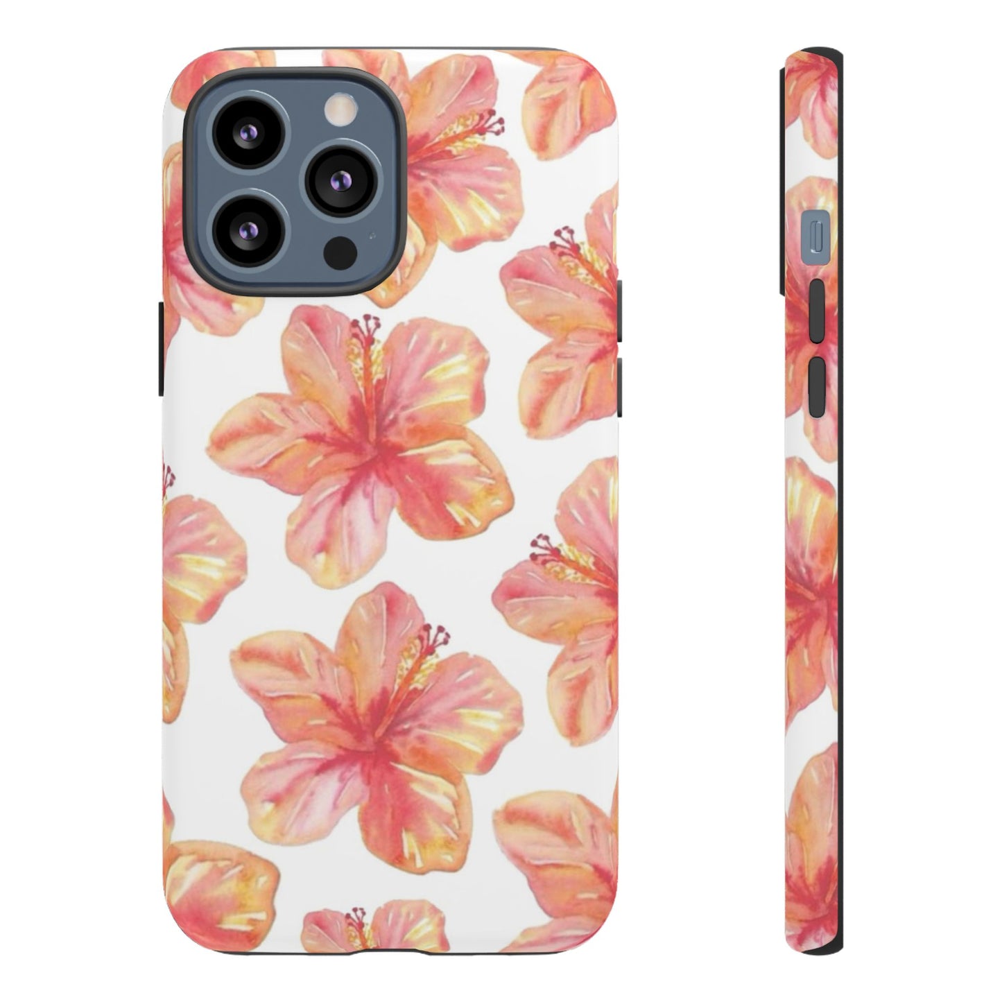 Tough Cases - Floral Phone Case, Tropical Hibiscus Design, Summer Accessory, Phone Protection, Gift for Her