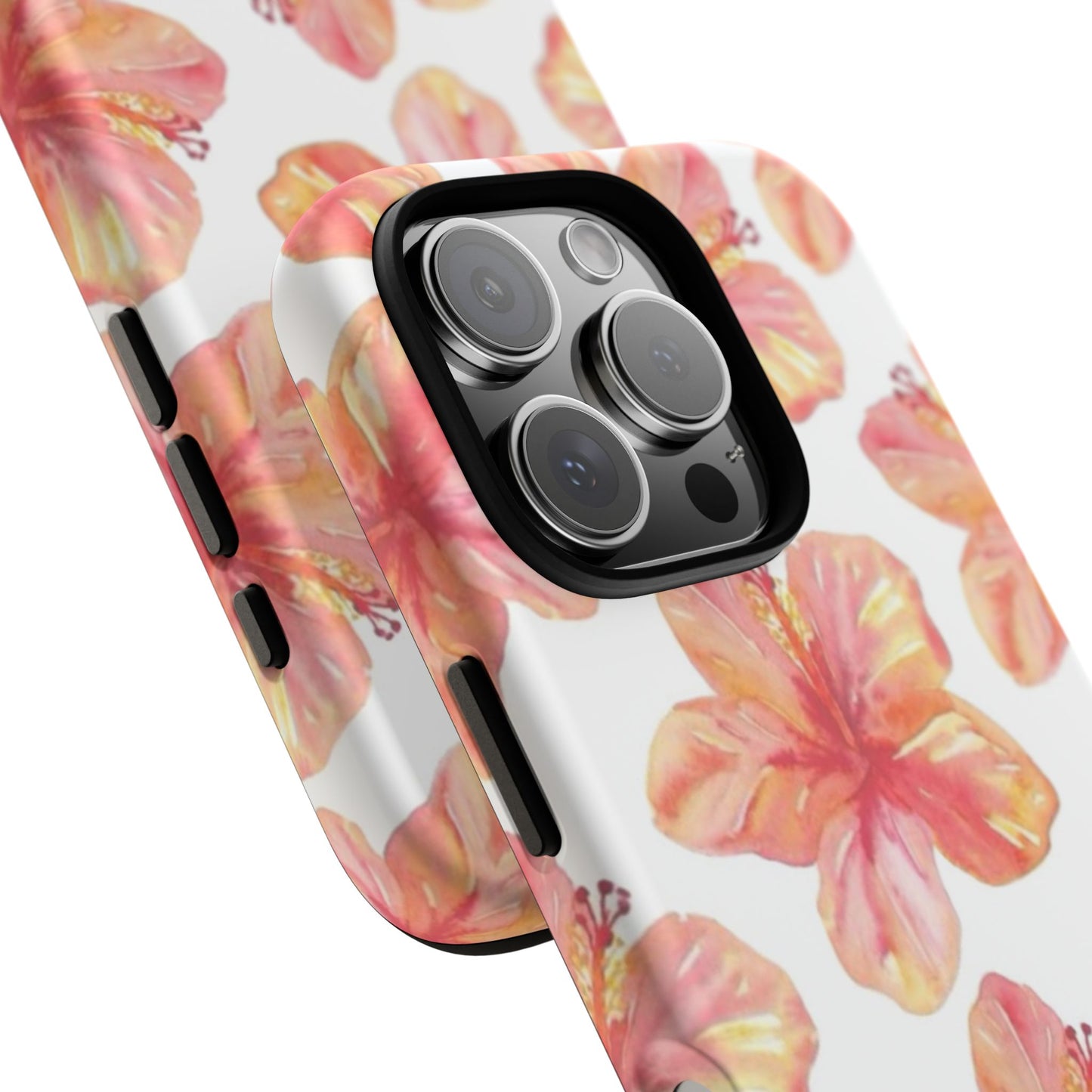 Tough Cases - Floral Phone Case, Tropical Hibiscus Design, Summer Accessory, Phone Protection, Gift for Her