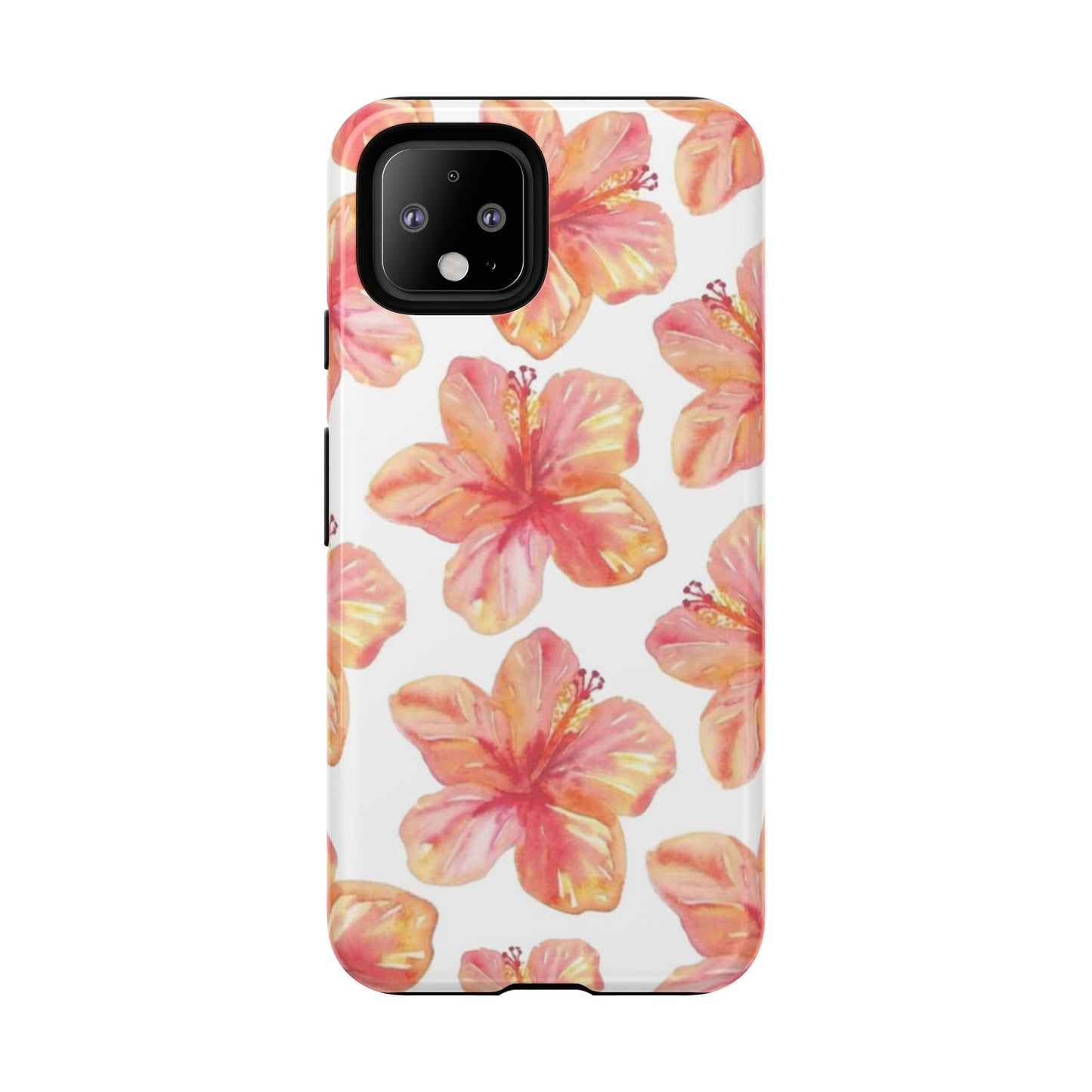 Tough Cases - Floral Phone Case, Tropical Hibiscus Design, Summer Accessory, Phone Protection, Gift for Her