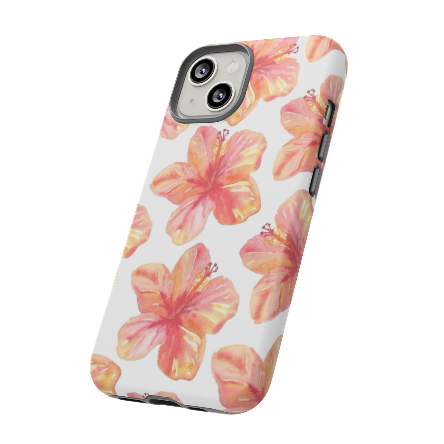Tough Cases - Floral Phone Case, Tropical Hibiscus Design, Summer Accessory, Phone Protection, Gift for Her