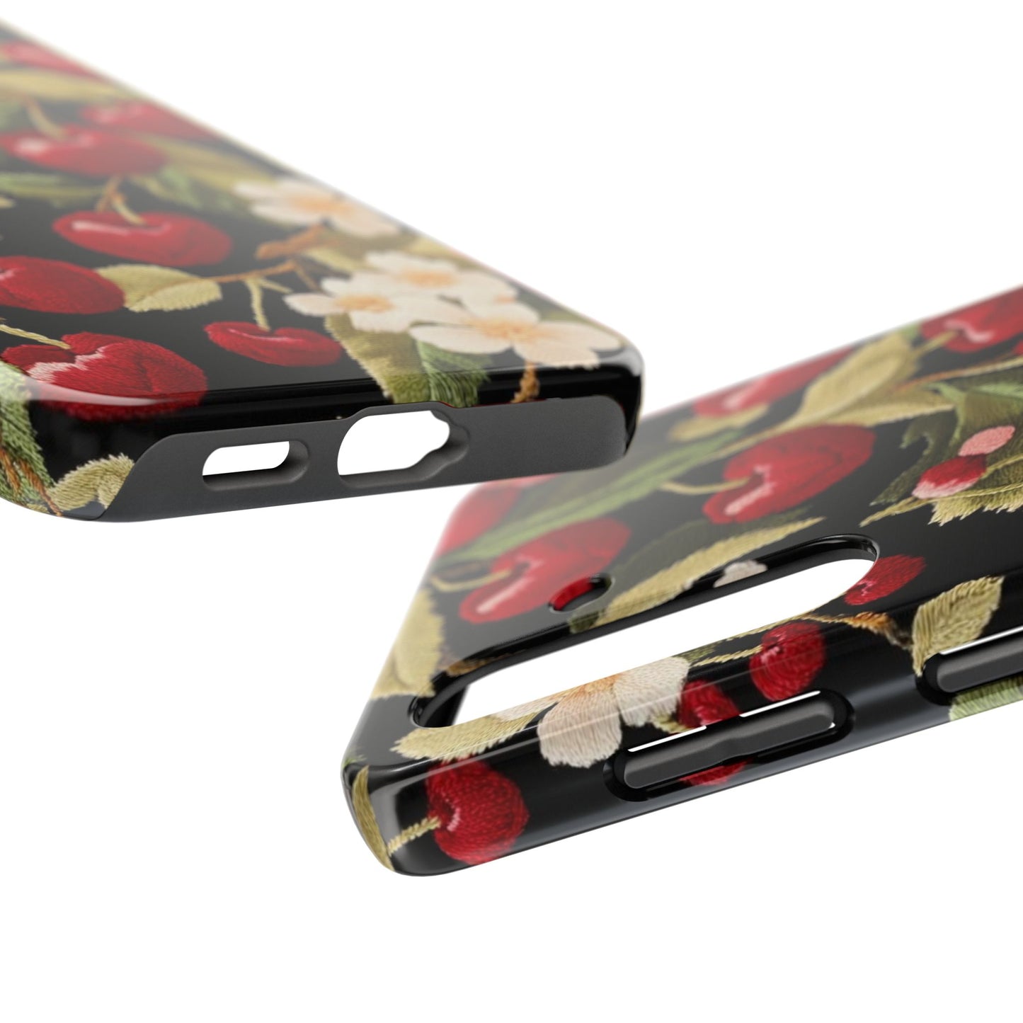 Charming Cherry Blossom Phone Case - Tough Phone Cases, Floral Accessories, Gift for Her, Durable Protection, Spring Vibes, Cute Design