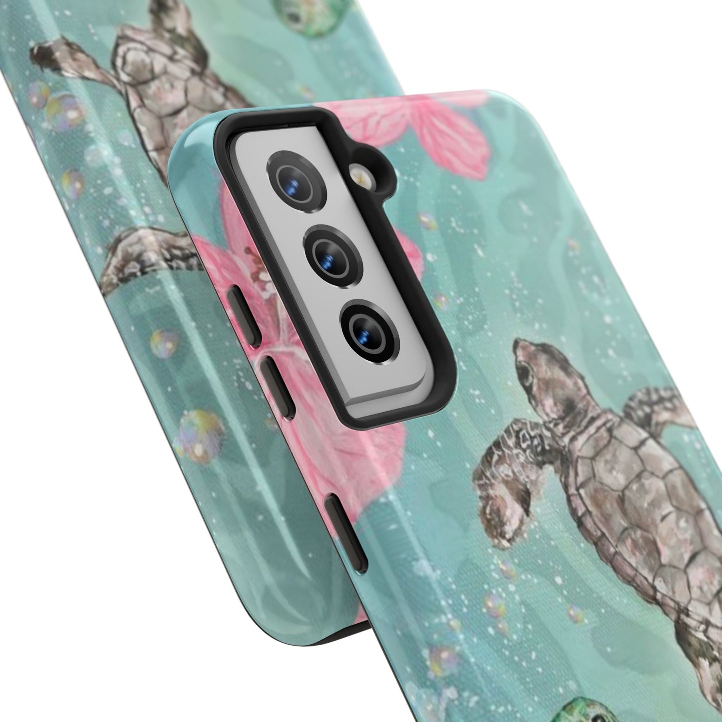 Tropical Turtle Phone Cases – Vibrant Sea Life Design, Perfect for Nature Lovers, Gift for Birthdays, Ocean Enthusiasts, Eco-Friendly