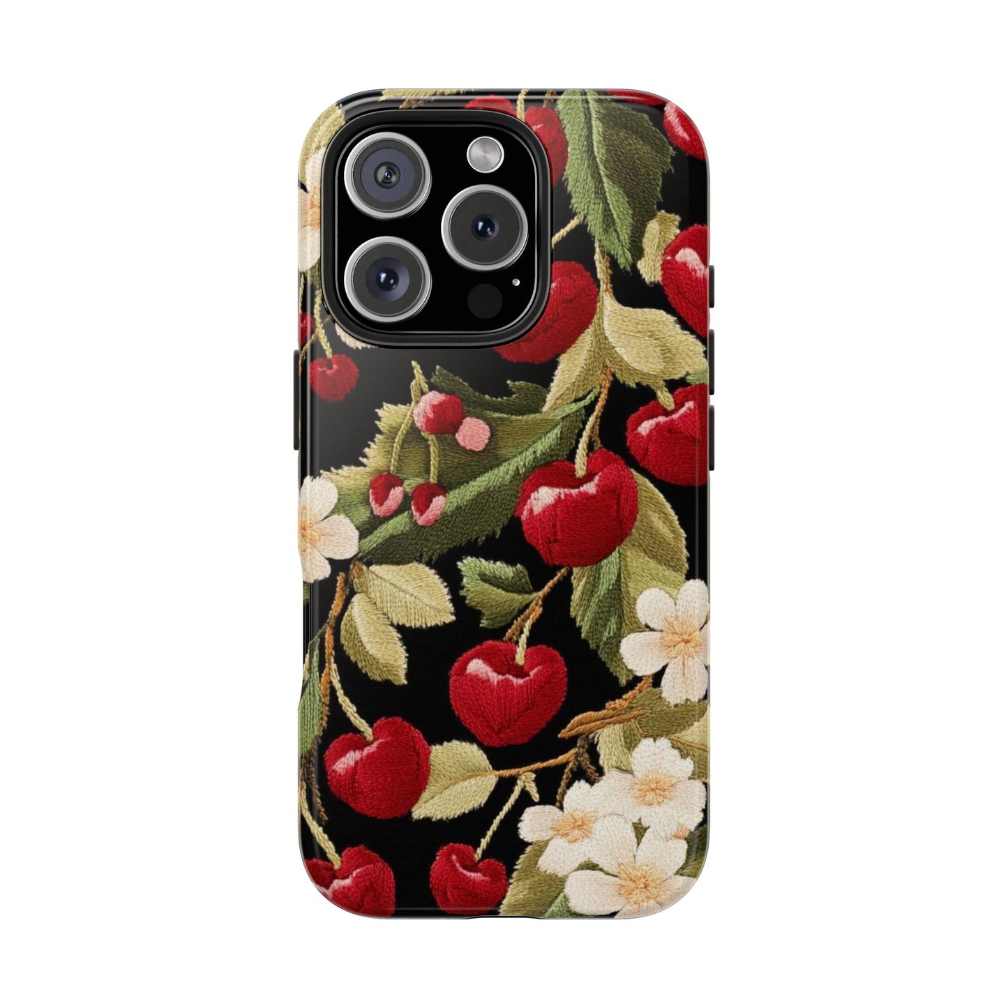 Charming Cherry Blossom Phone Case - Tough Phone Cases, Floral Accessories, Gift for Her, Durable Protection, Spring Vibes, Cute Design