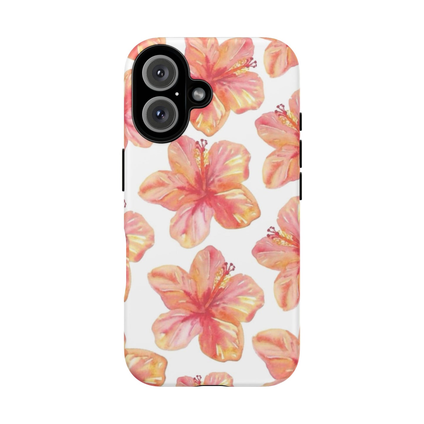 Tough Cases - Floral Phone Case, Tropical Hibiscus Design, Summer Accessory, Phone Protection, Gift for Her