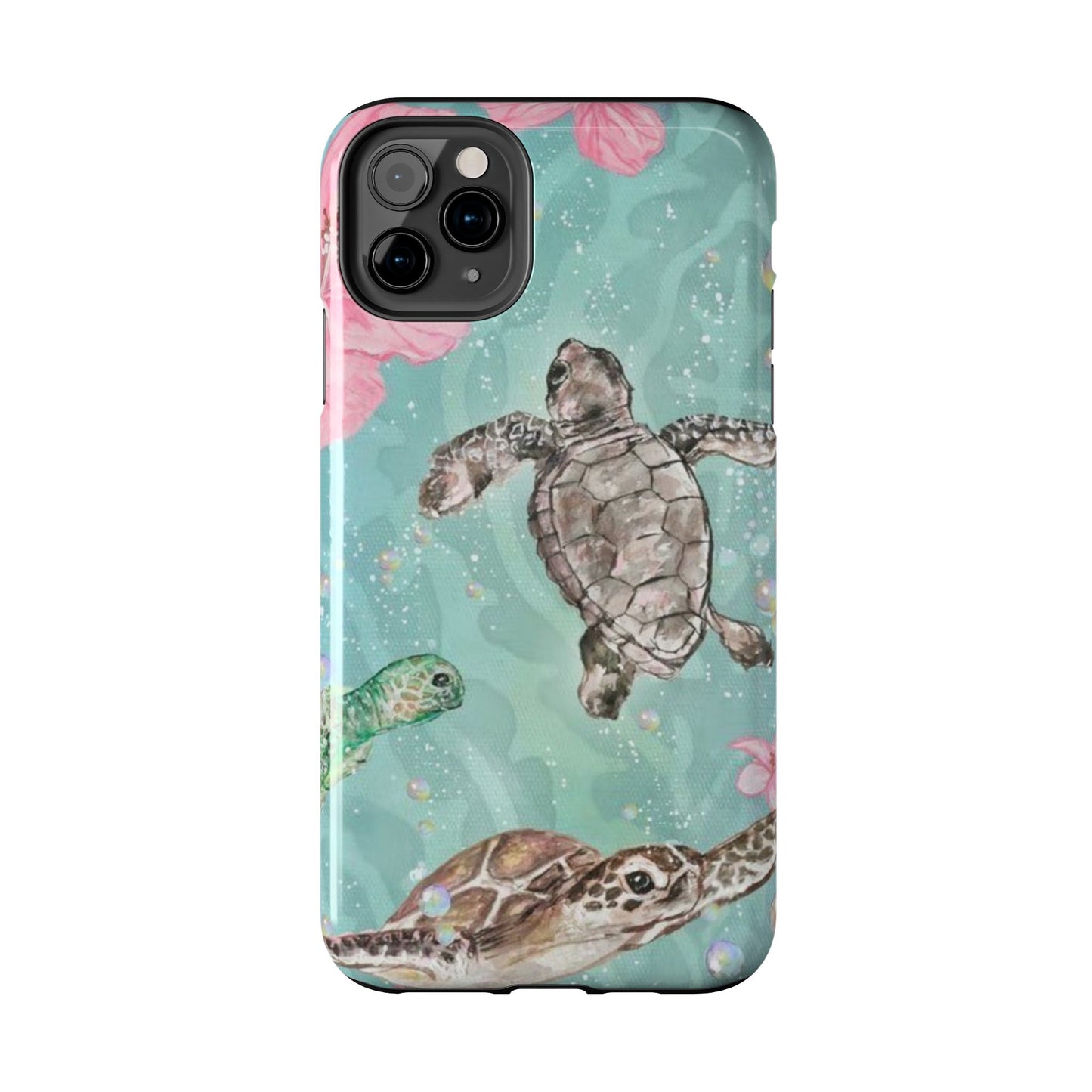 Tropical Turtle Phone Cases – Vibrant Sea Life Design, Perfect for Nature Lovers, Gift for Birthdays, Ocean Enthusiasts, Eco-Friendly