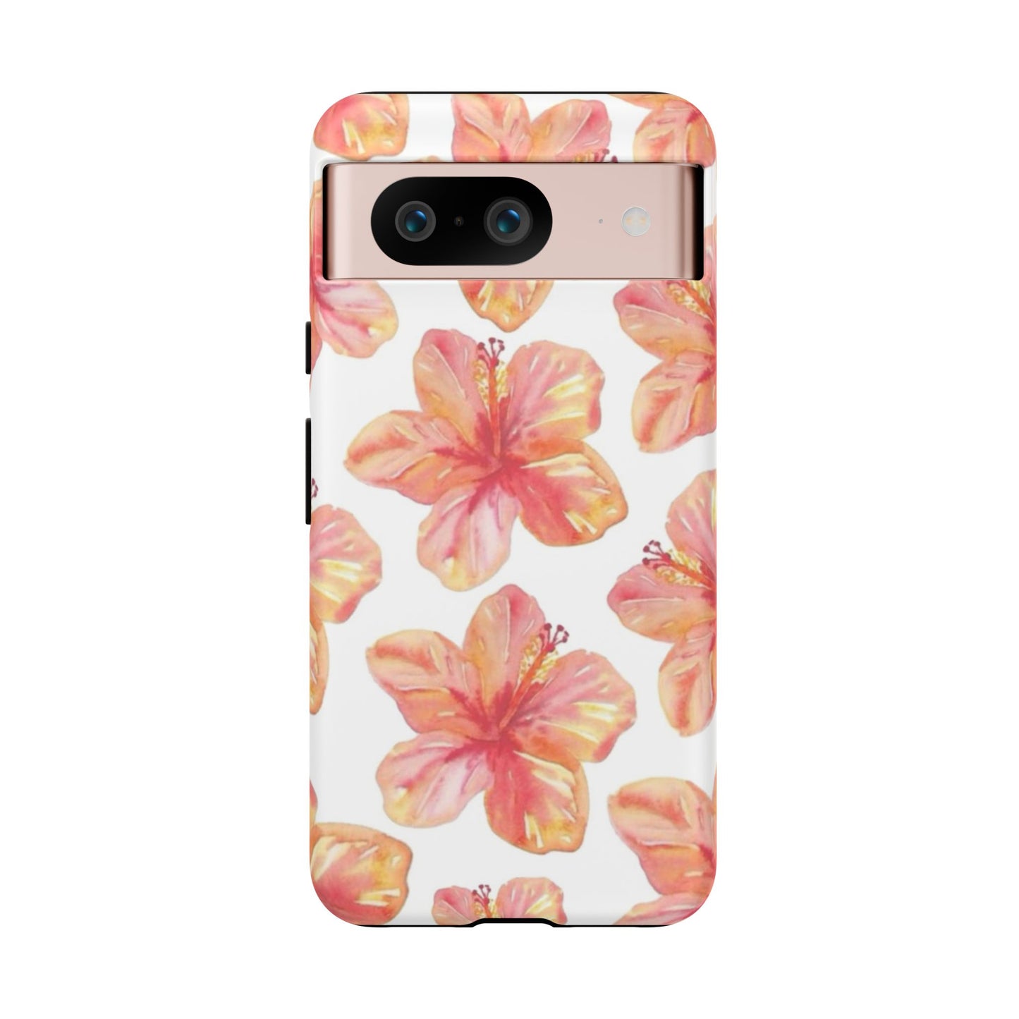 Tough Cases - Floral Phone Case, Tropical Hibiscus Design, Summer Accessory, Phone Protection, Gift for Her