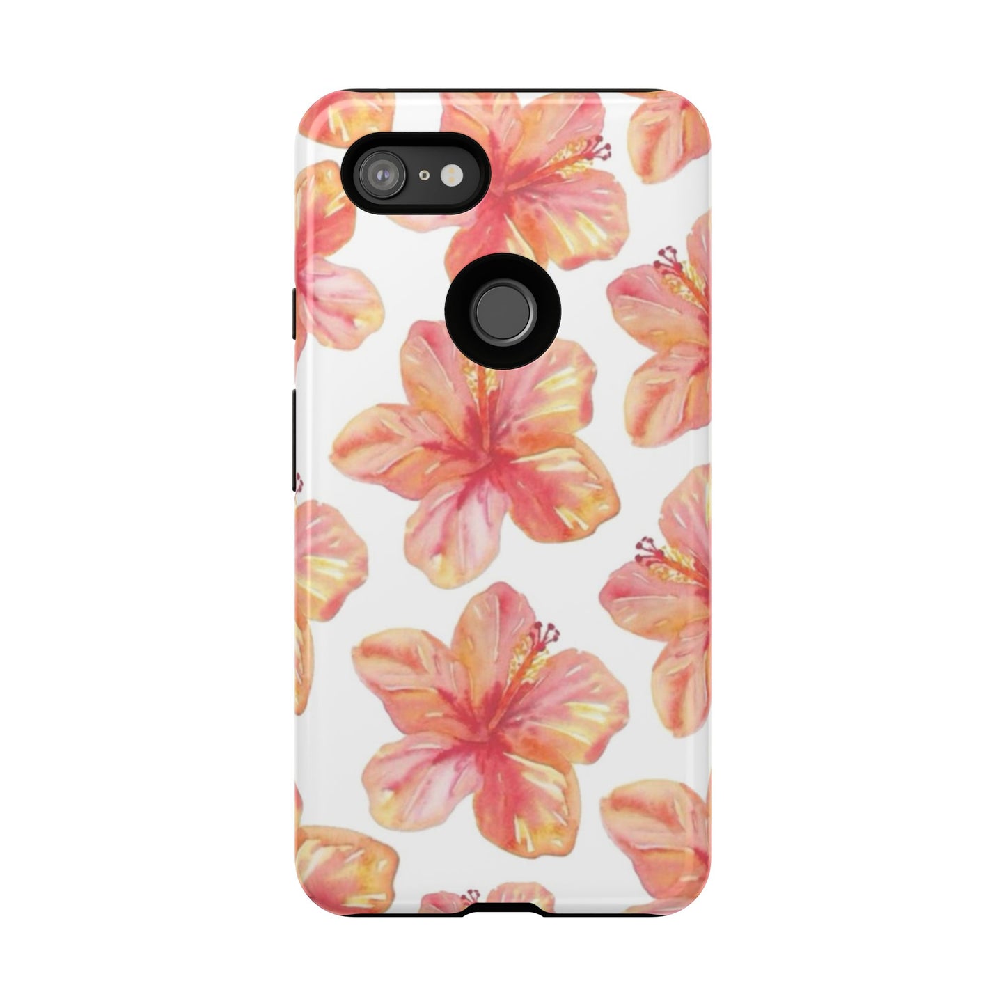 Tough Cases - Floral Phone Case, Tropical Hibiscus Design, Summer Accessory, Phone Protection, Gift for Her