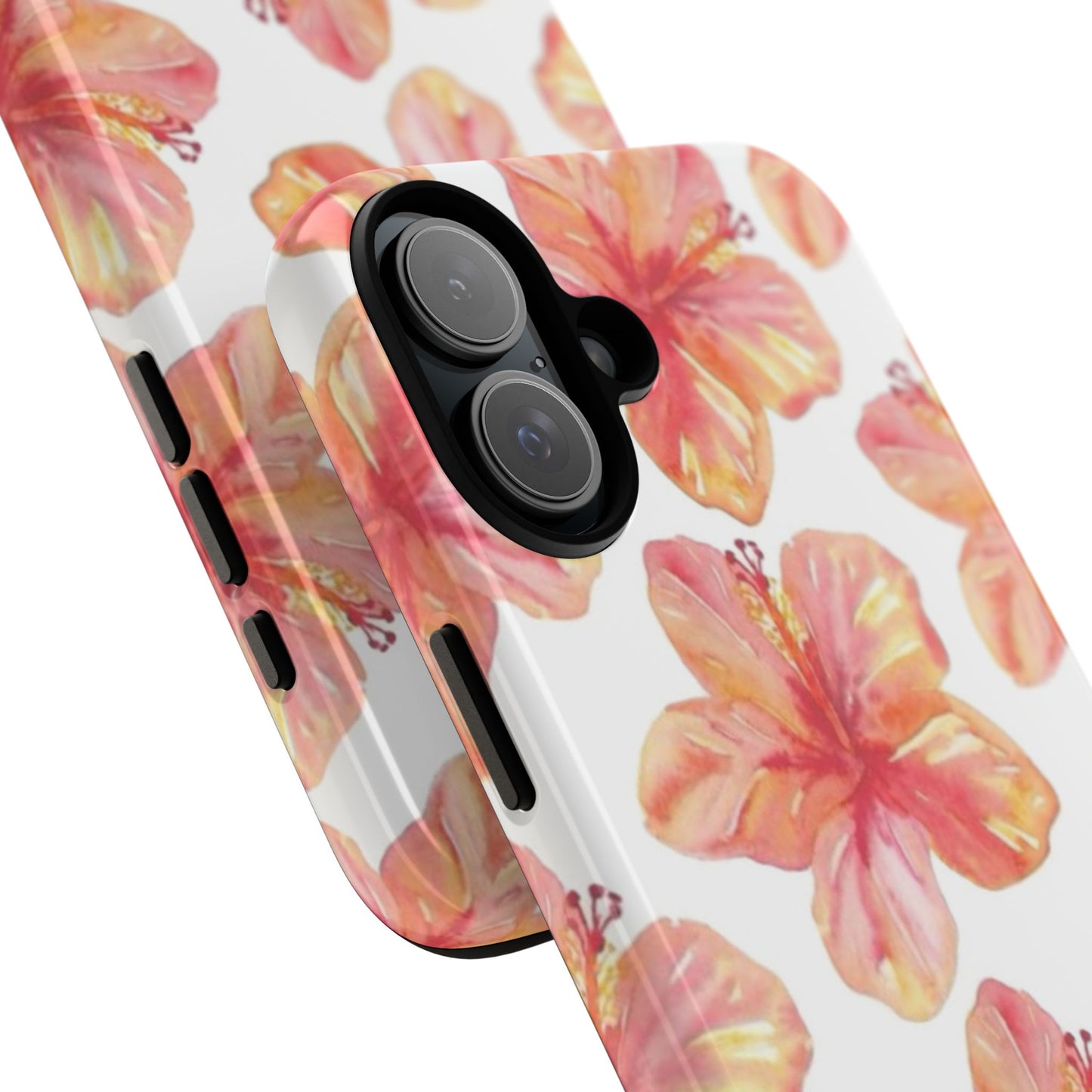 Tough Cases - Floral Phone Case, Tropical Hibiscus Design, Summer Accessory, Phone Protection, Gift for Her