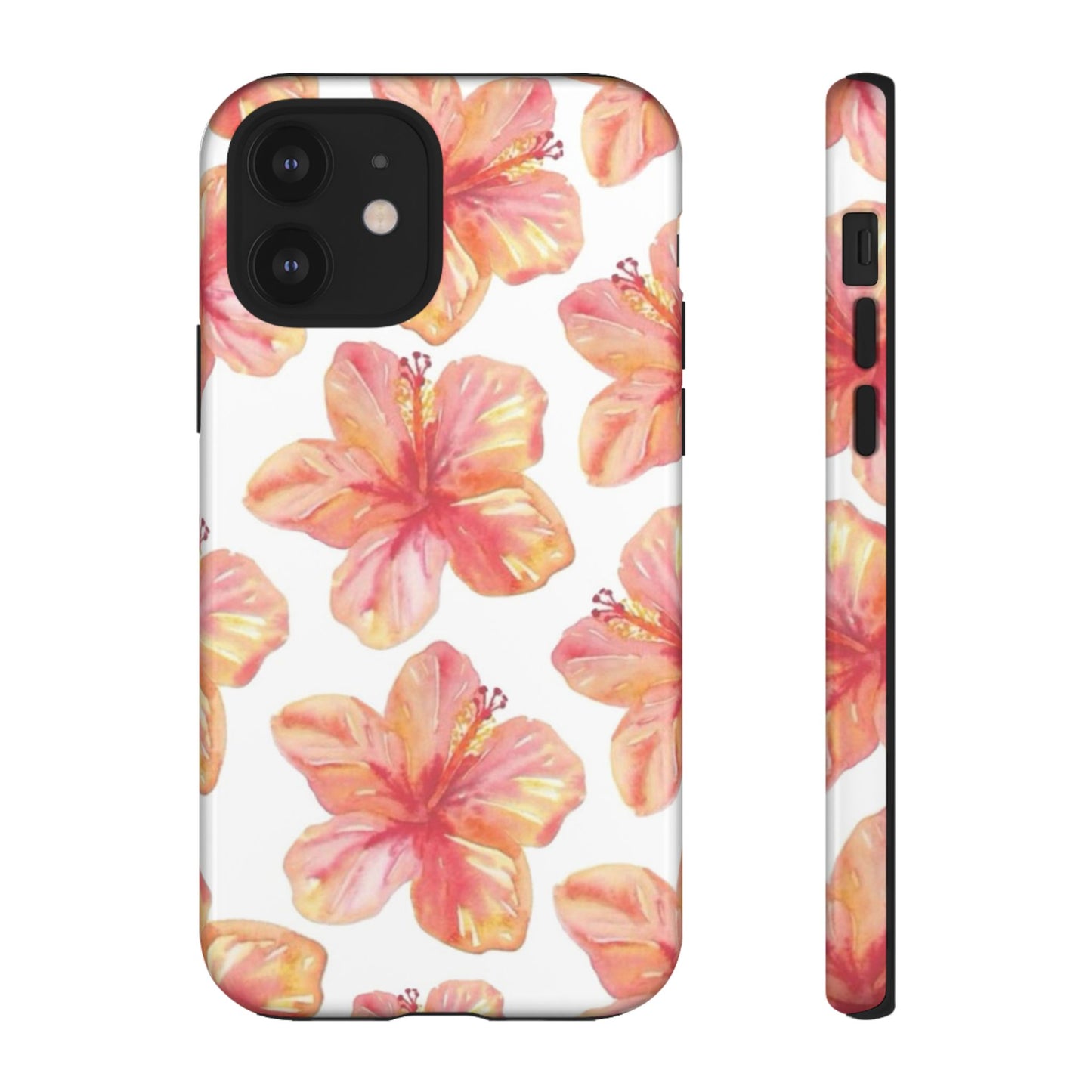 Tough Cases - Floral Phone Case, Tropical Hibiscus Design, Summer Accessory, Phone Protection, Gift for Her