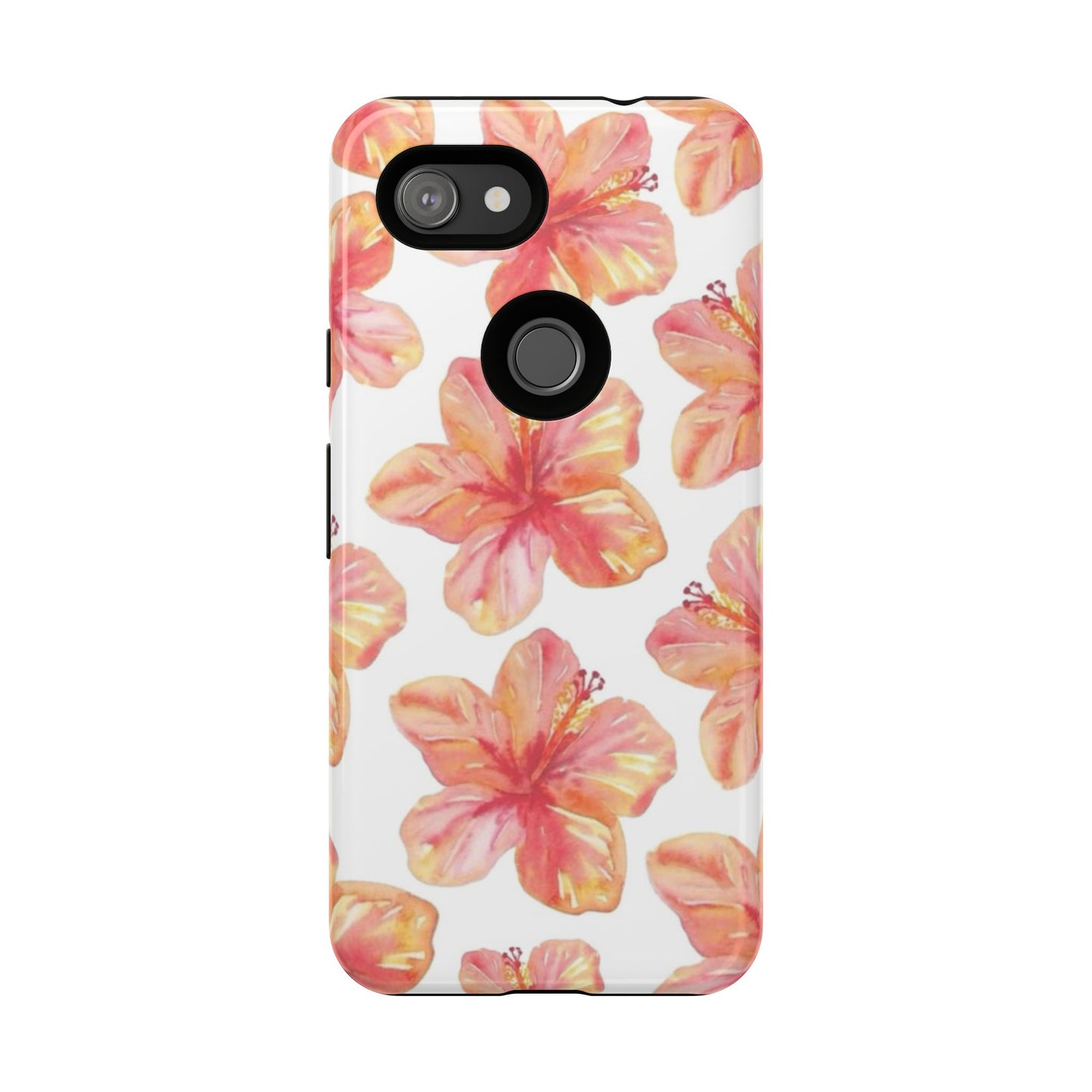 Tough Cases - Floral Phone Case, Tropical Hibiscus Design, Summer Accessory, Phone Protection, Gift for Her