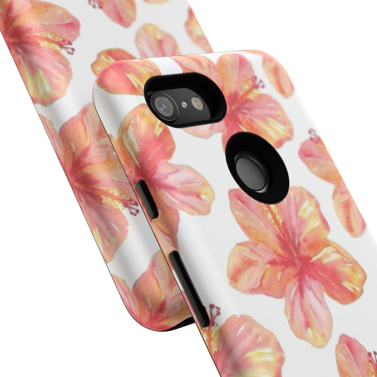Tough Cases - Floral Phone Case, Tropical Hibiscus Design, Summer Accessory, Phone Protection, Gift for Her