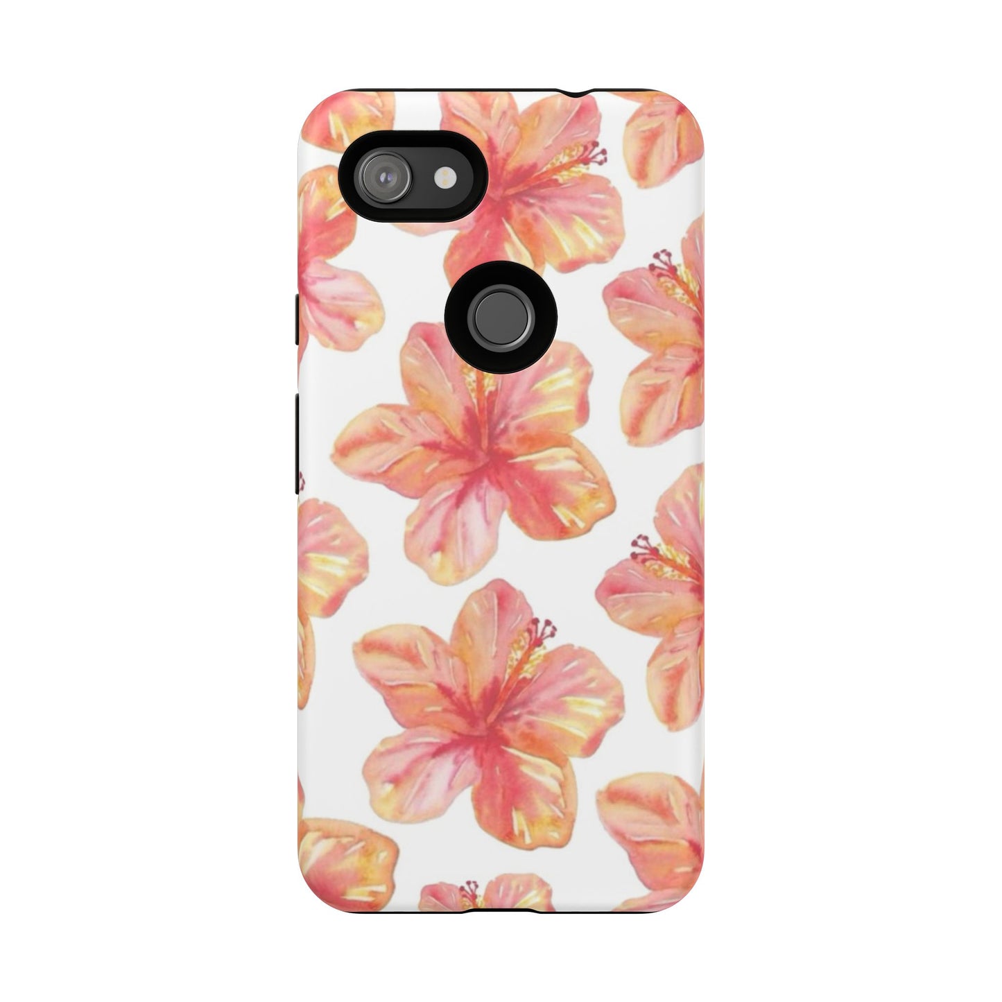 Tough Cases - Floral Phone Case, Tropical Hibiscus Design, Summer Accessory, Phone Protection, Gift for Her