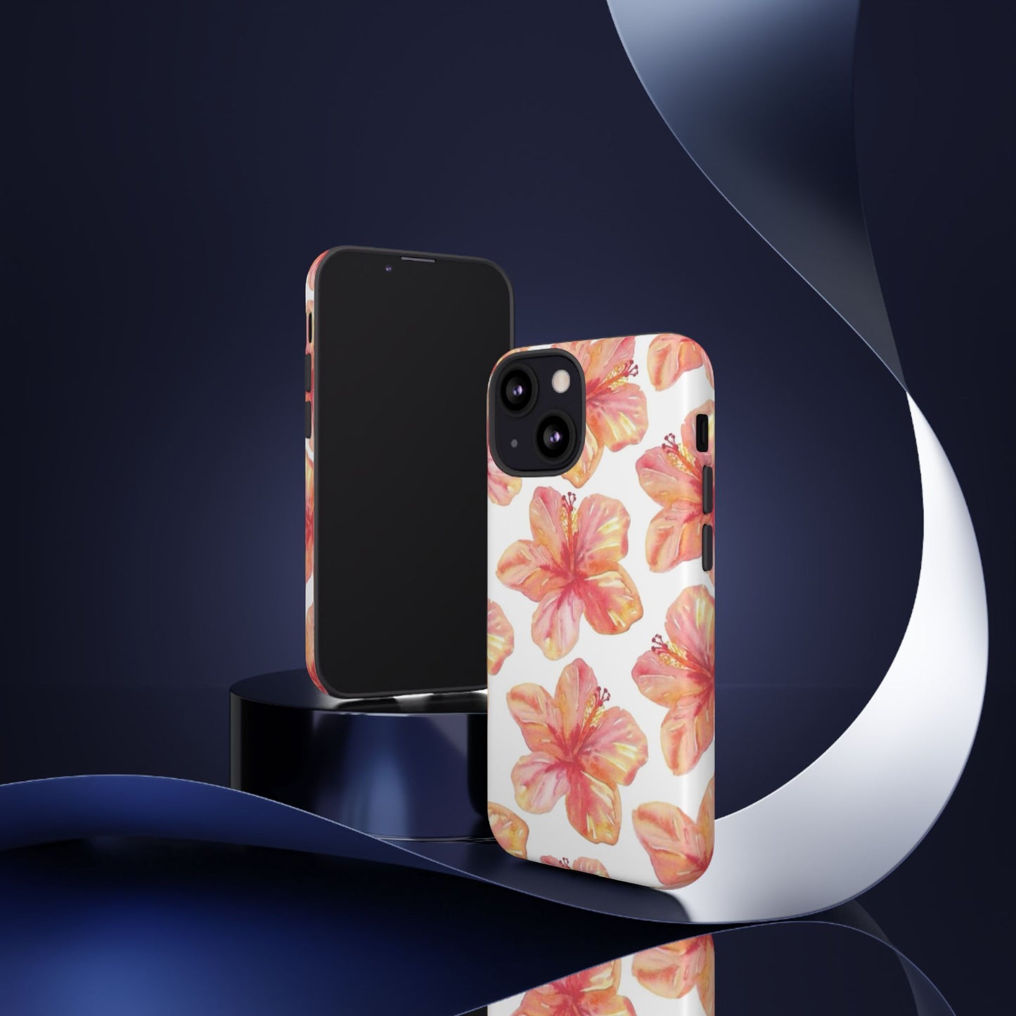 Tough Cases - Floral Phone Case, Tropical Hibiscus Design, Summer Accessory, Phone Protection, Gift for Her