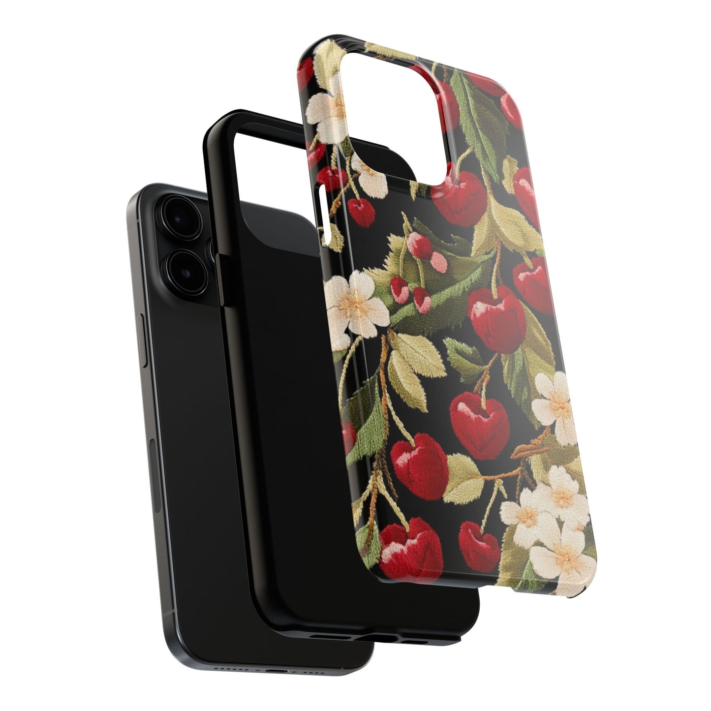 Charming Cherry Blossom Phone Case - Tough Phone Cases, Floral Accessories, Gift for Her, Durable Protection, Spring Vibes, Cute Design