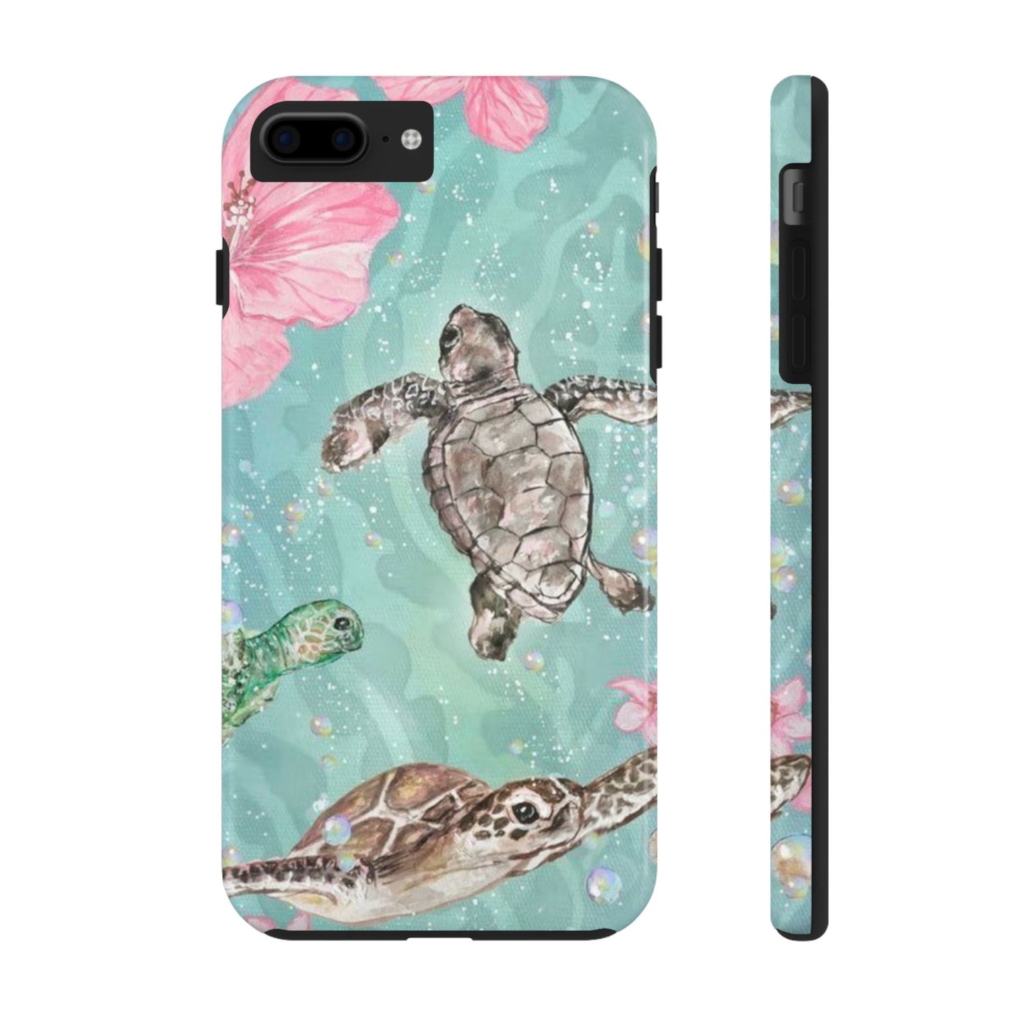 Tropical Turtle Phone Cases – Vibrant Sea Life Design, Perfect for Nature Lovers, Gift for Birthdays, Ocean Enthusiasts, Eco-Friendly
