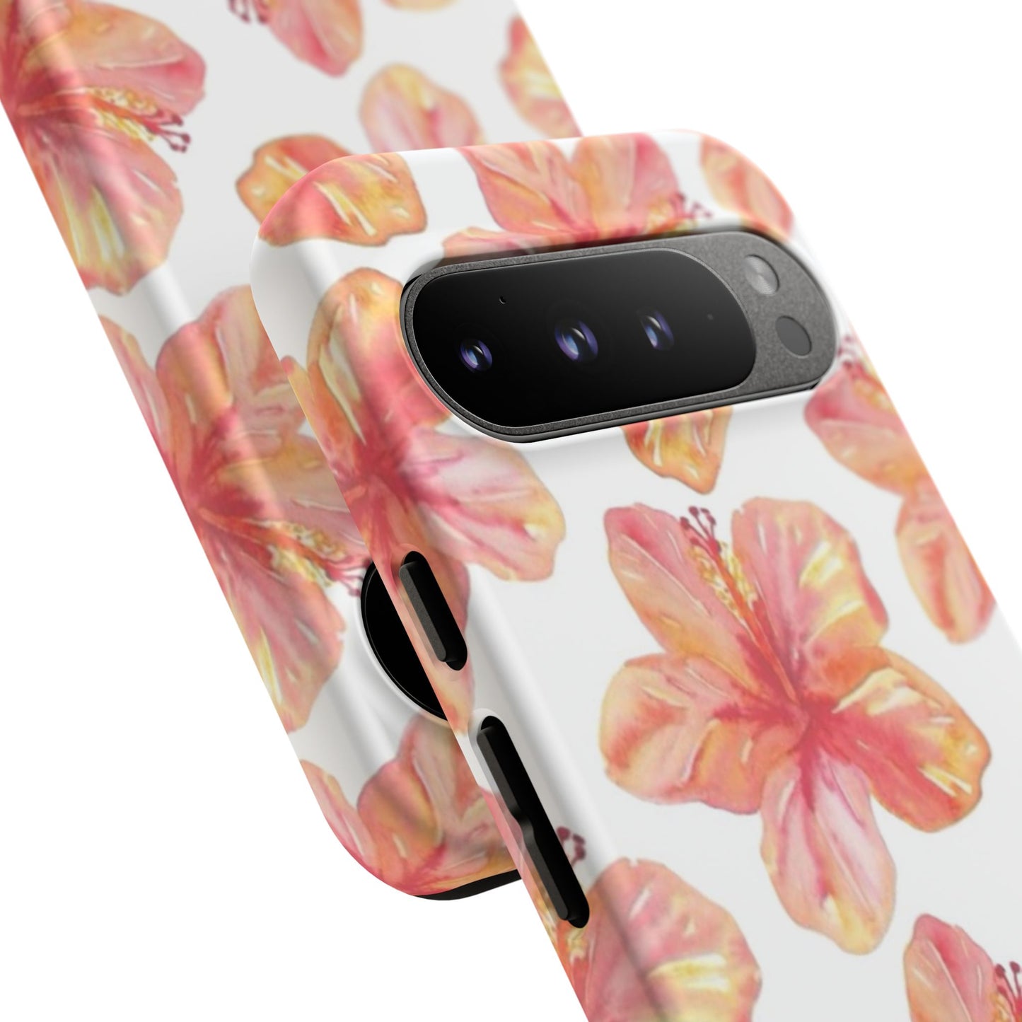 Tough Cases - Floral Phone Case, Tropical Hibiscus Design, Summer Accessory, Phone Protection, Gift for Her
