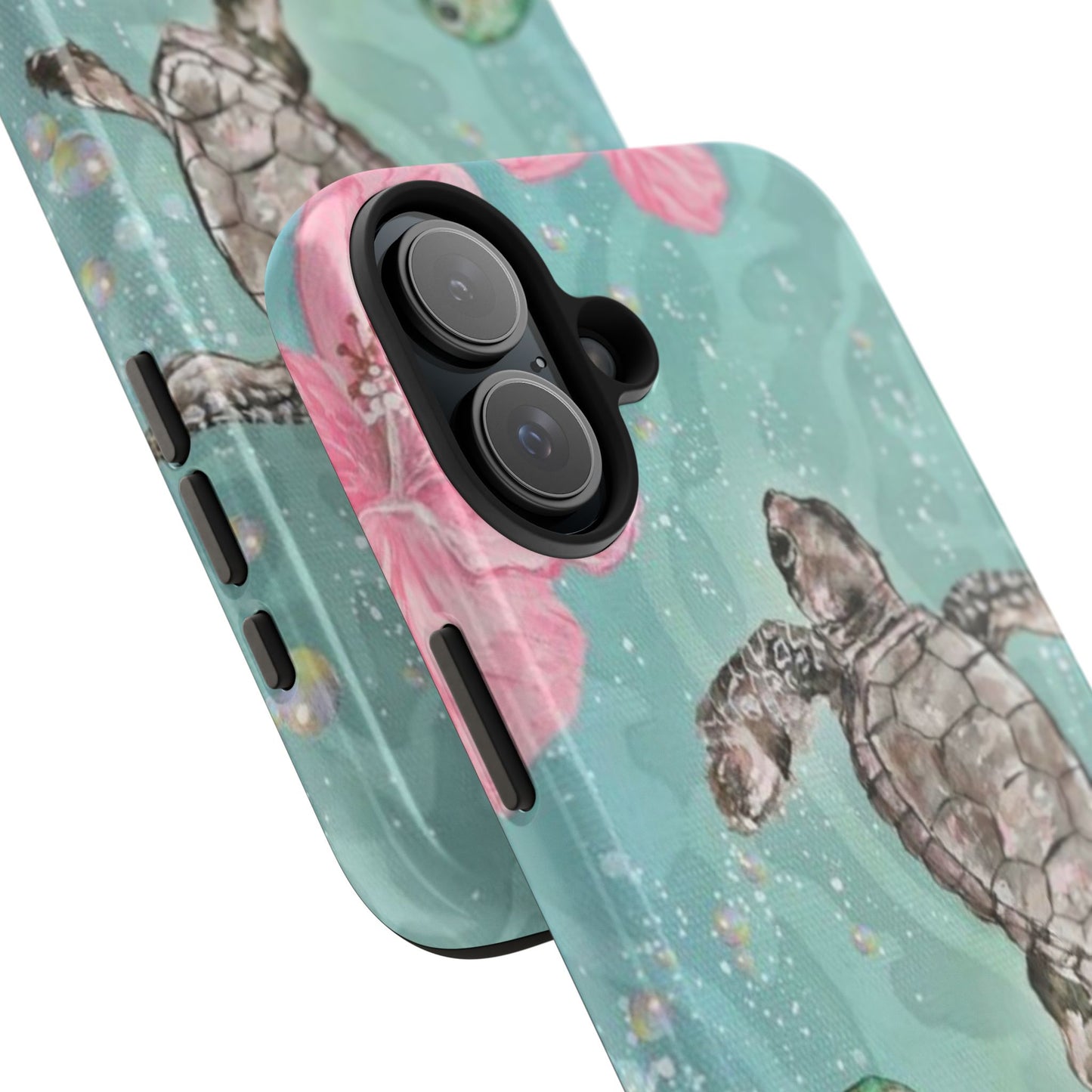 Tropical Turtle Phone Cases – Vibrant Sea Life Design, Perfect for Nature Lovers, Gift for Birthdays, Ocean Enthusiasts, Eco-Friendly