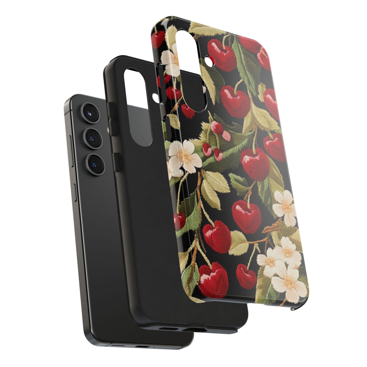 Charming Cherry Blossom Phone Case - Tough Phone Cases, Floral Accessories, Gift for Her, Durable Protection, Spring Vibes, Cute Design